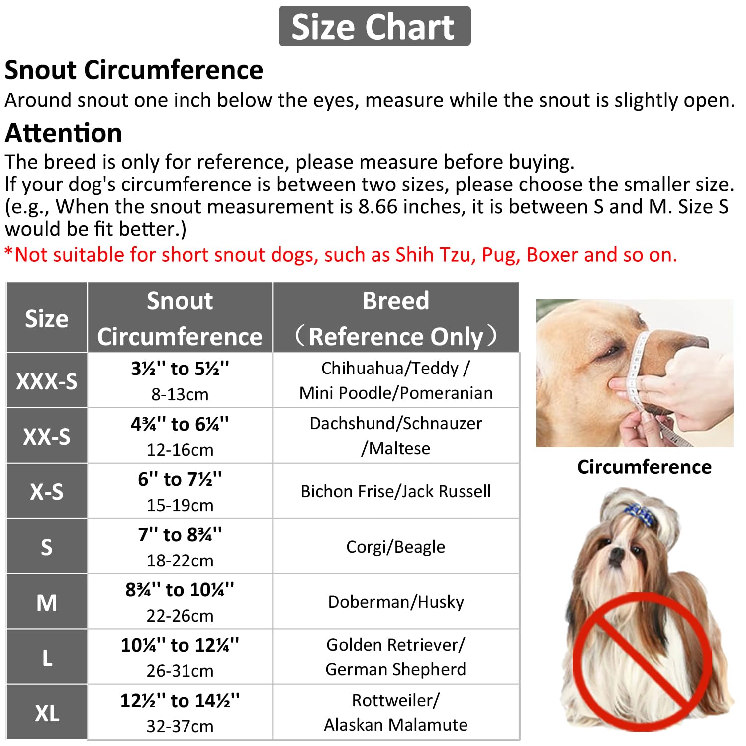 Nylon Dog Muzzle for Small Medium Large Dogs, Air Mesh Breathable and Drinkable Pet Muzzle for Anti-Biting Anti-Barking Licking