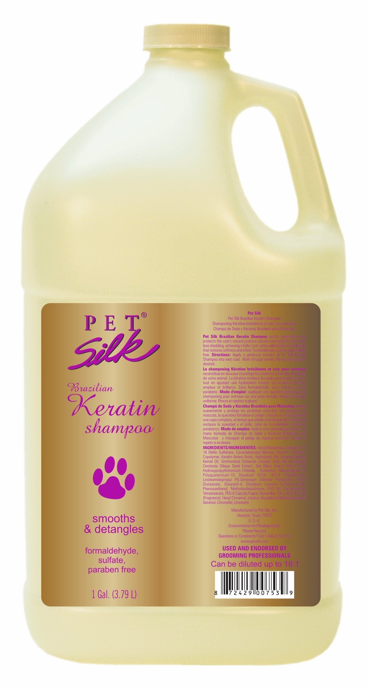 Pet Silk Pet Silk Brazilian Keratin Creme Conditioner 128 Oz, 128 Oz