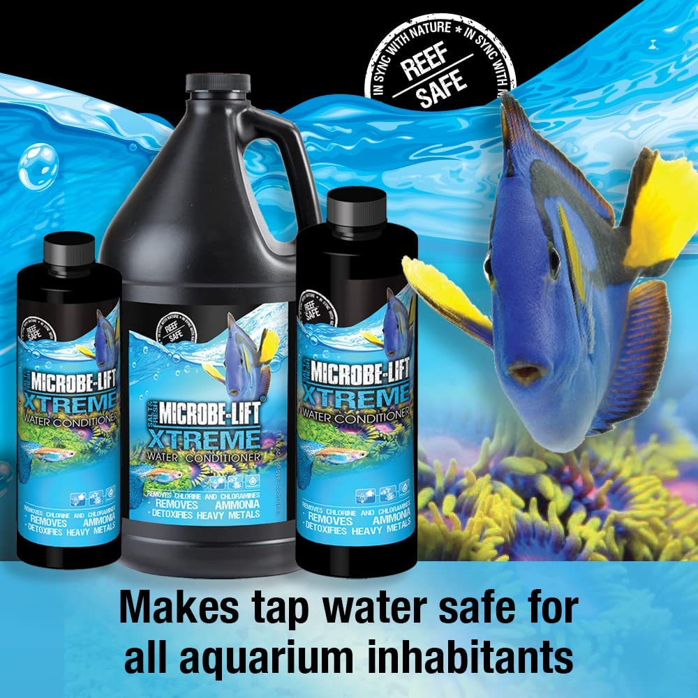 MICROBE-LIFT XTAG1 Xtreme Water Conditioner Treatment for Aquariums and Fish Tanks, 1 Gallon
