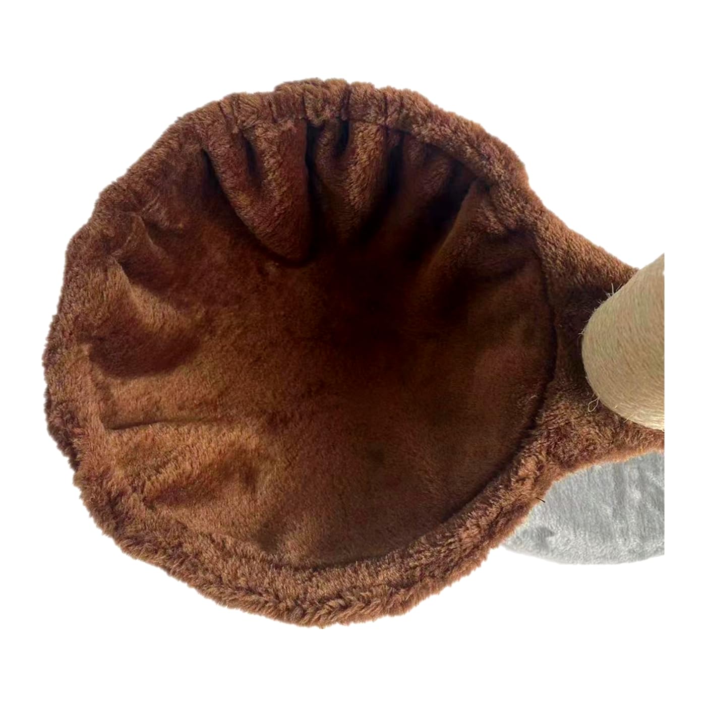 Shengocase 14.6'' Brown Nest Basket Lounger Hammock Bed Replacement For Cat Tree Tower, 5-Pack Hanging Toys, Cat Tree Accessorie