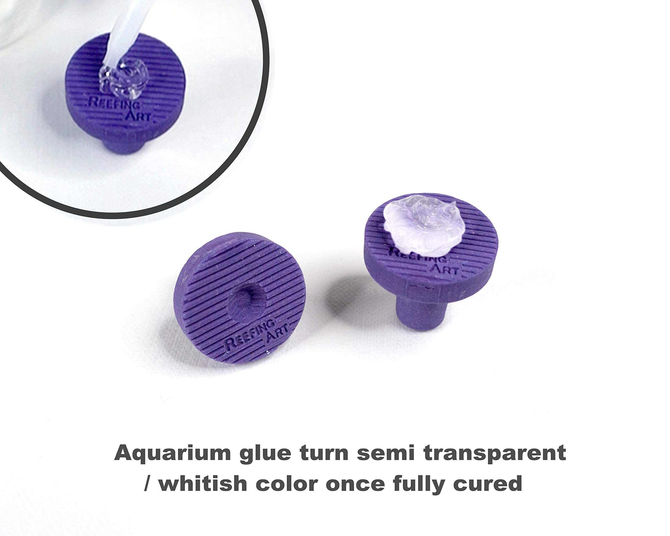 Ra Aquatech Aquarium Glue Clear For Plants Corals Aquascaping Instant Aquarium Safe (4Pcs Pack)
