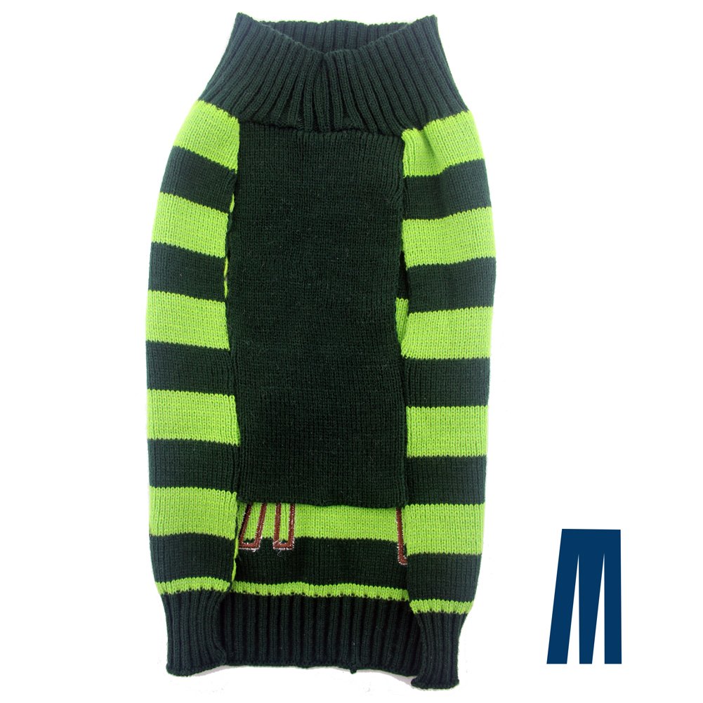 Mikayoo pet Sweater for Small Dog/cat,Ugly Sweater,Color Horizontal Stripes,Christmas Holiday Xmas, Elk Series, Reindeer Series,