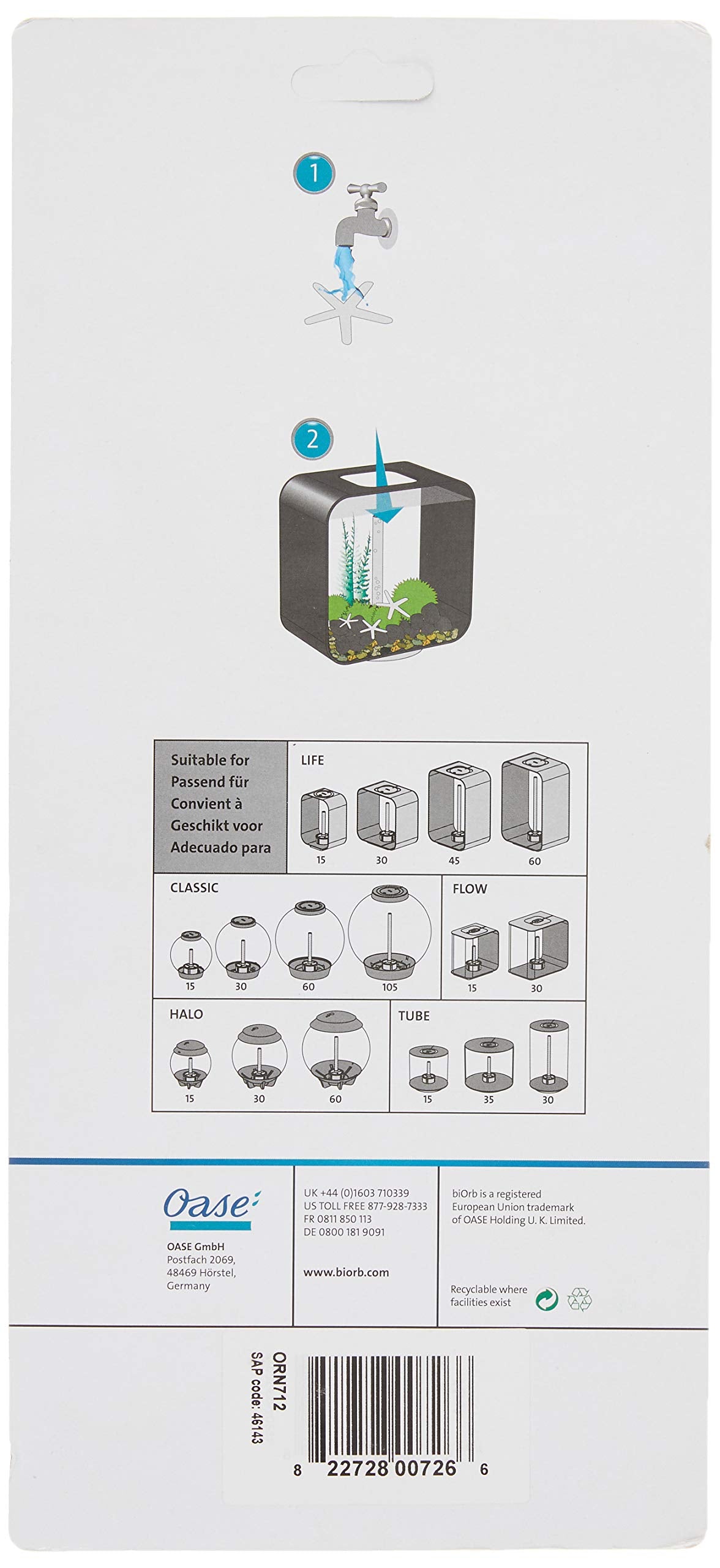 Biorb 46143.0 Starfish Set 3 Blue Aquariums