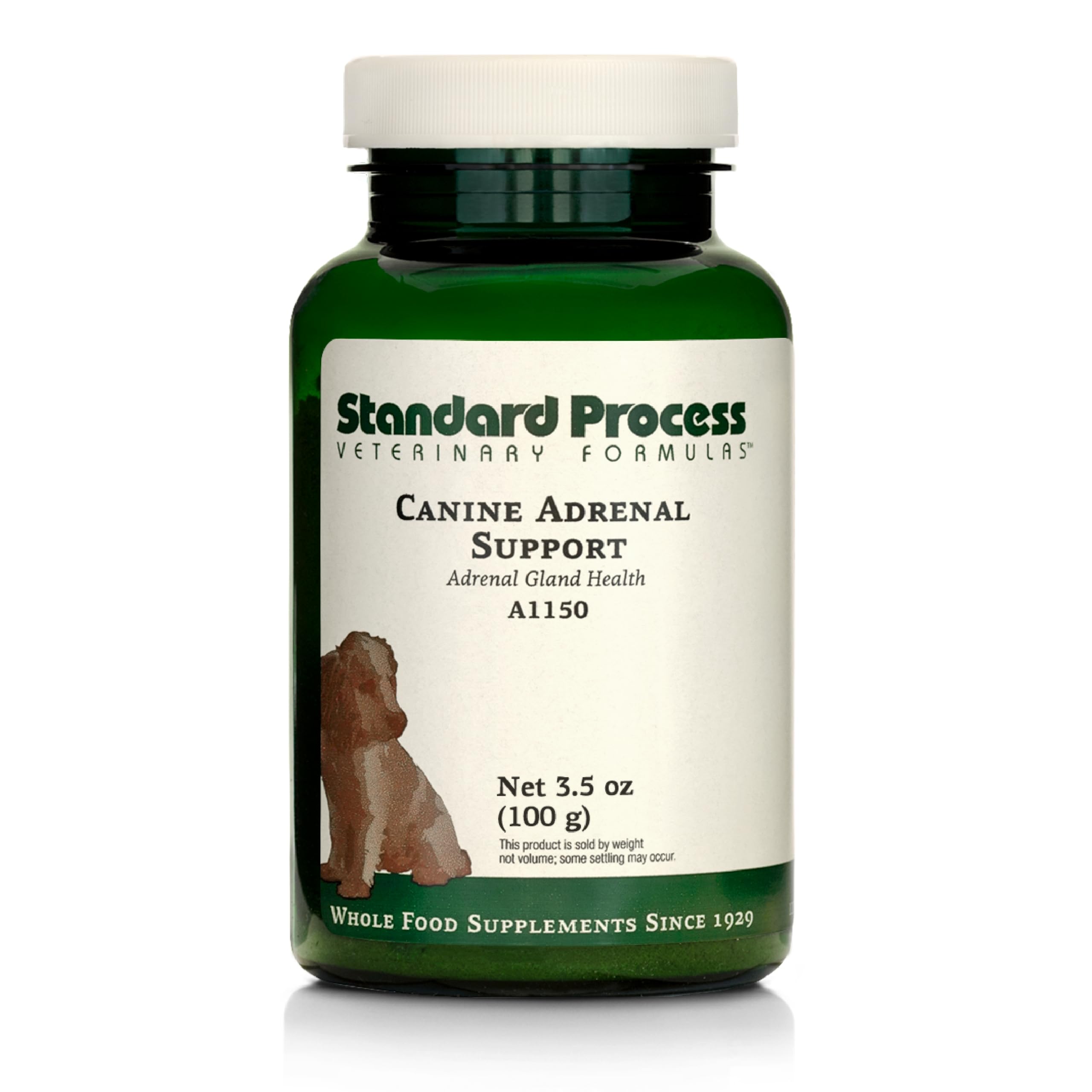 Standard Process Canine Adrenal Support - Nutritional Canine Supplement for Liver & Kidney Support - Powder Formula to Aid Dog's