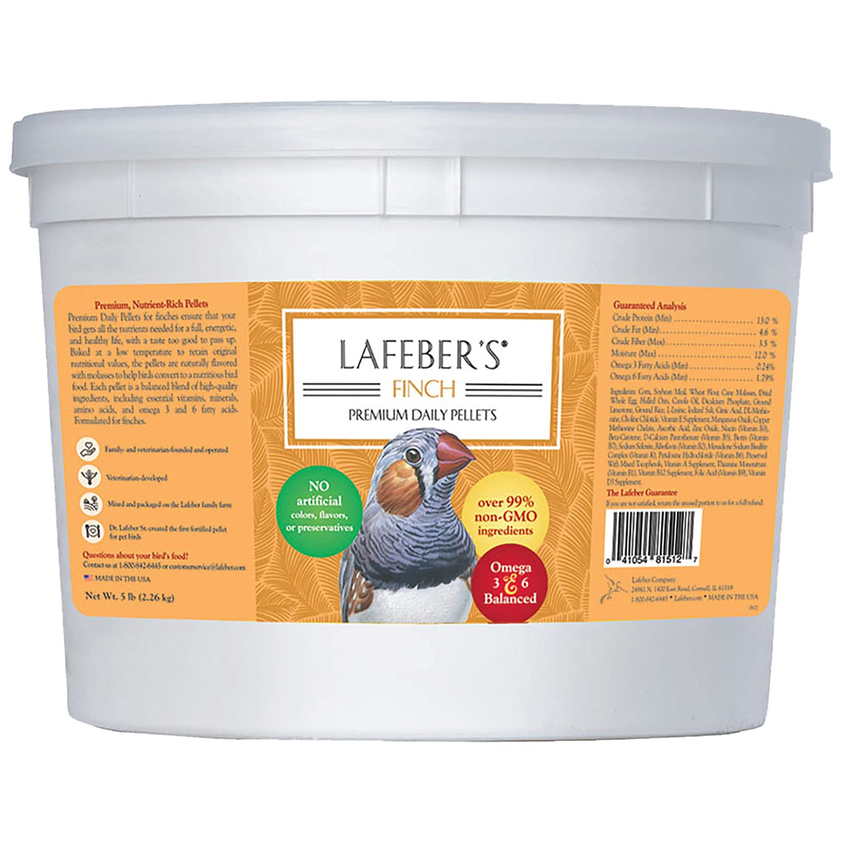 Lafeber'S Finch Premium Daily Diet (Classic, 5 Lb)