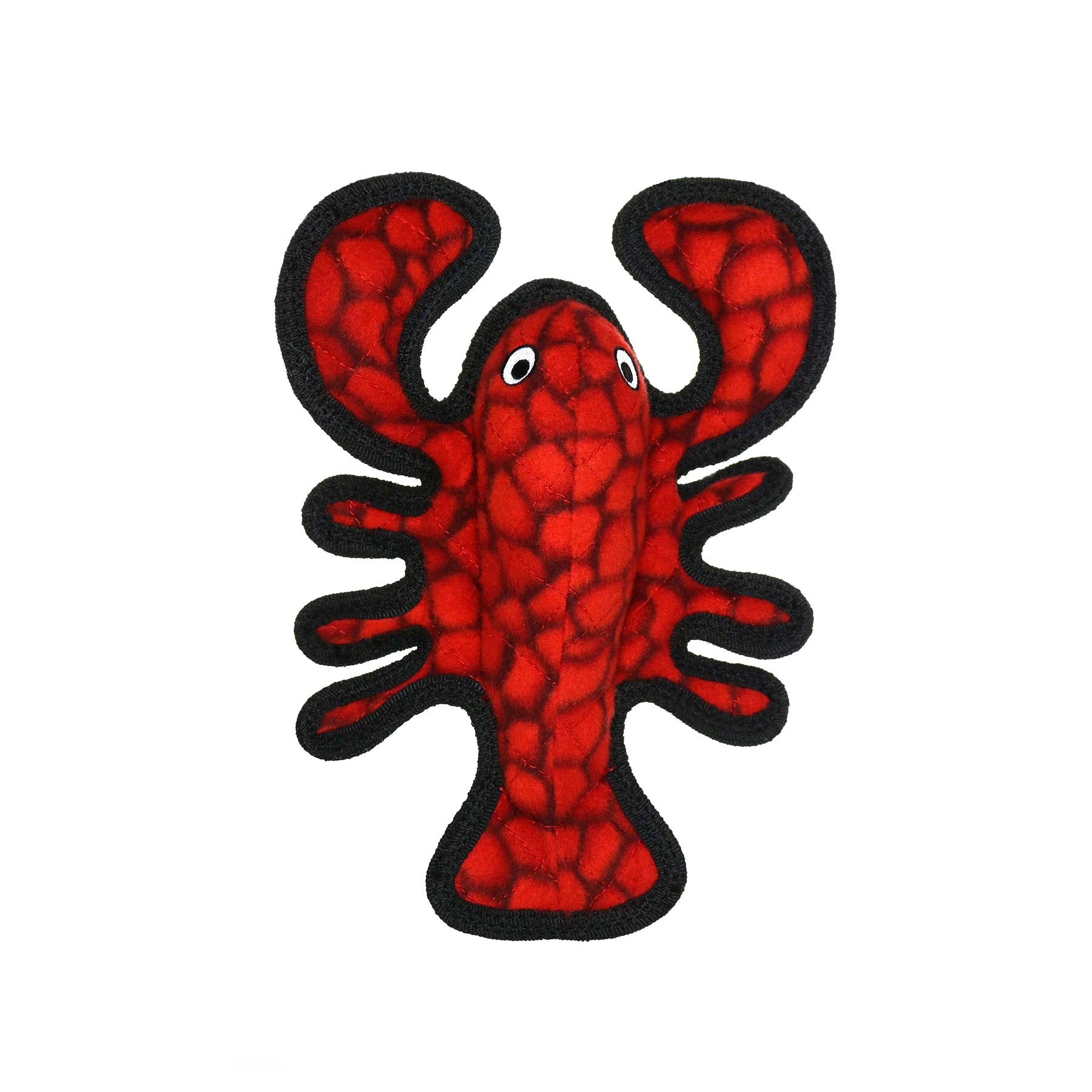 TUFFY - World's Tuffest Soft Dog Toy - Ocean Larry Lobster -Squeakers - Multiple Layers. Made Durable, Strong & Tough. Interacti