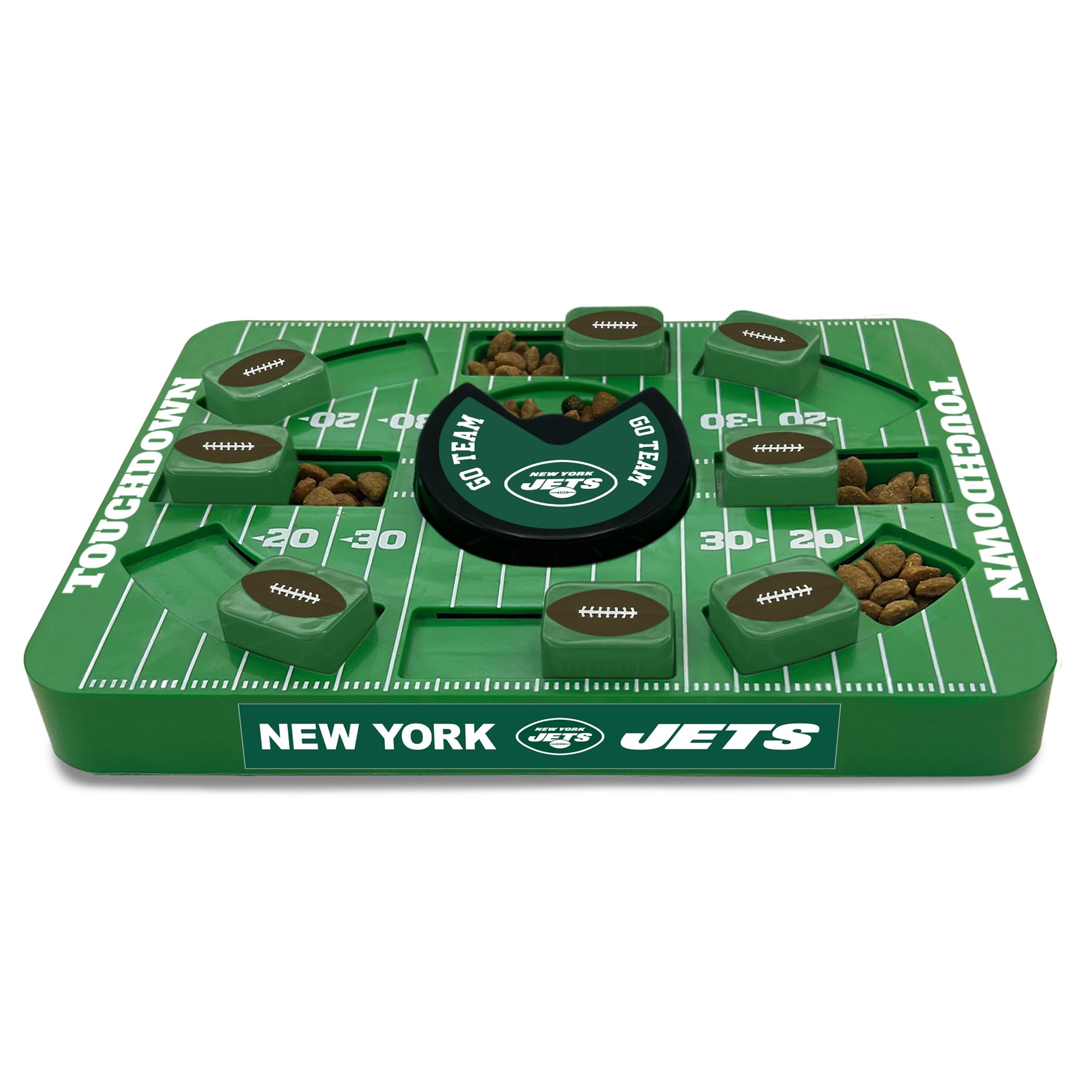 Pets First Nfl New York Jets Large Puzzle Toy, Dog Puzzle Treat Toy, New Large Size, Interactive Dog Treat Toy, Dog Slow Feeding