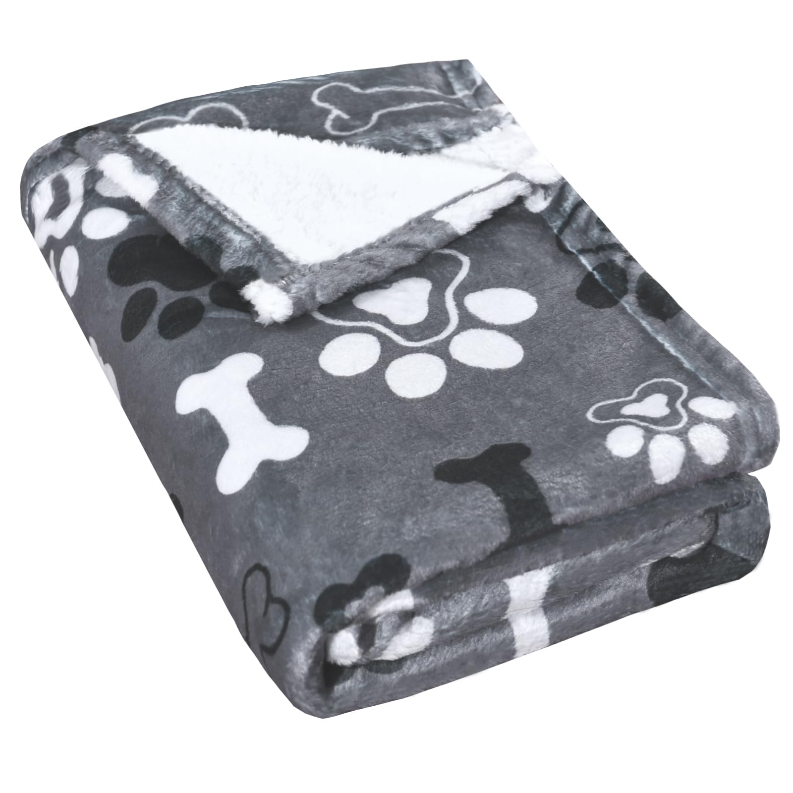 Ahoocustom Dog Blanket,Super Soft Fluffy Premium Fleece Pet Puppy Blanket For Large Medium Dog Cat Mat Cover For Bed Couch,Cute 