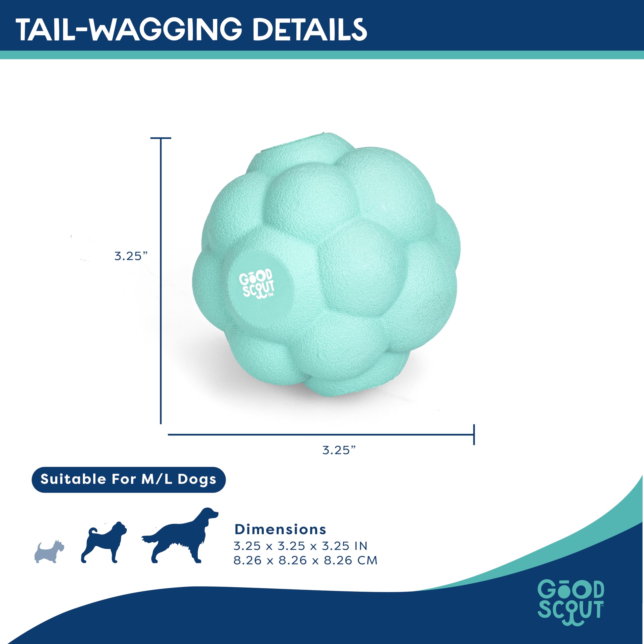 Scout Tugg Frisbee - Dog Toy For Tugging, Chewing & Fetch - Aggressive Chew Toy For Medium & Large Dogs