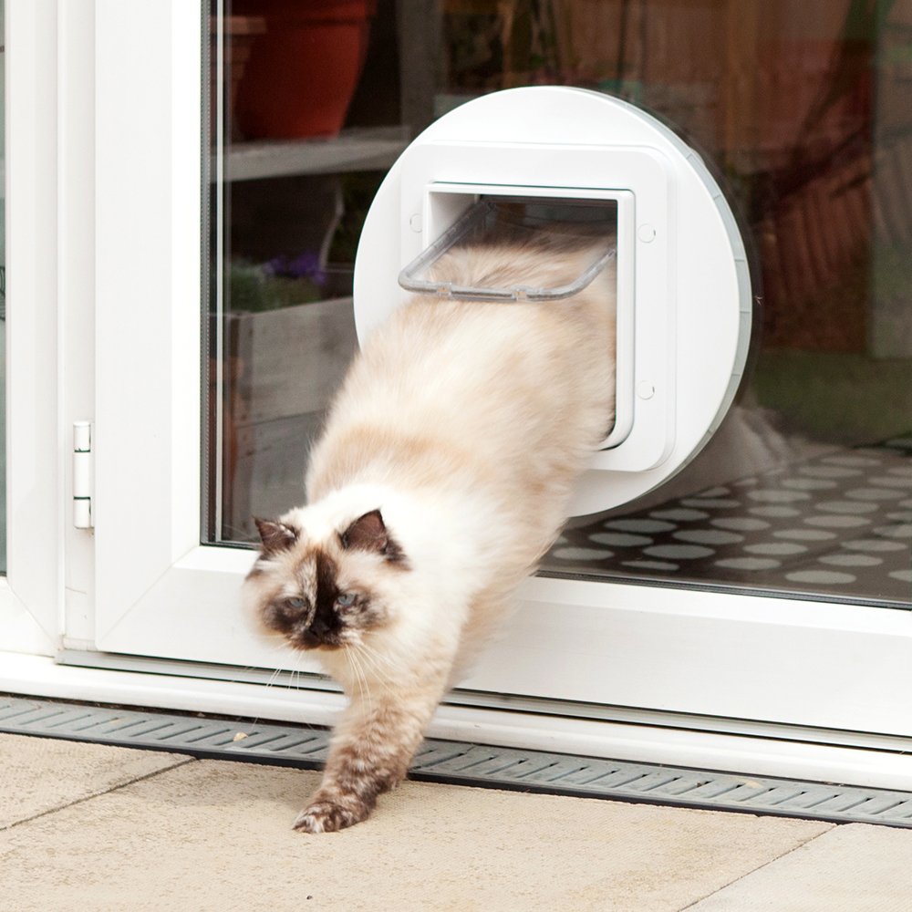 SureFlap Microchip Pet Door Mounting Adaptor - White, Plastic, Model GMA101, 1 Count