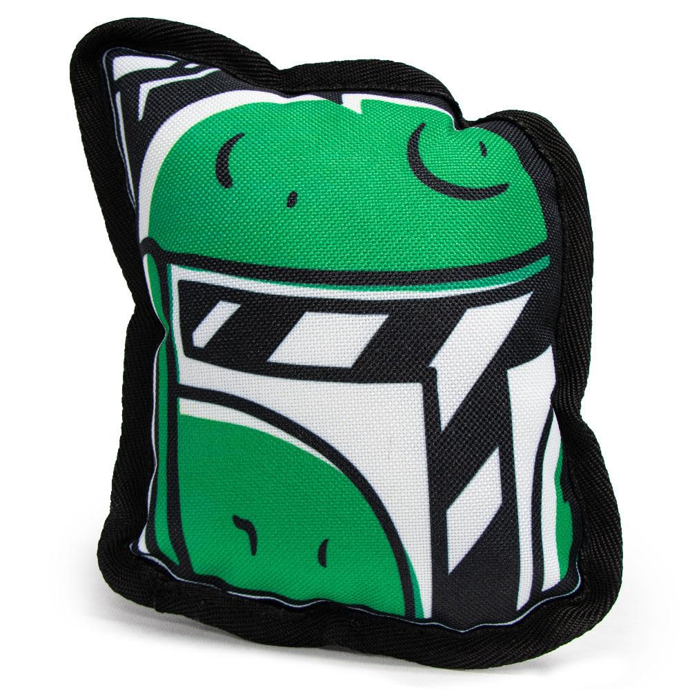 Buckle-Down Dog Toy, Star Wars, Ballistic Squeaker Boba Fett Head 5.0'' X 6.0''