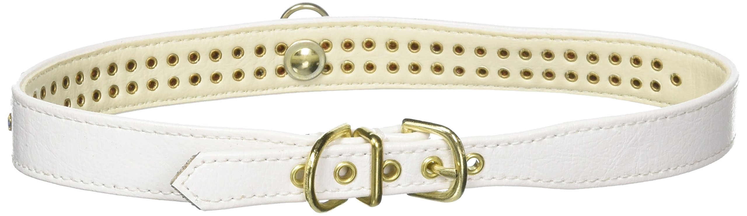 Dog, Puppy & Pet Collar, 31 Clear Crystal Jewelry Set White 10