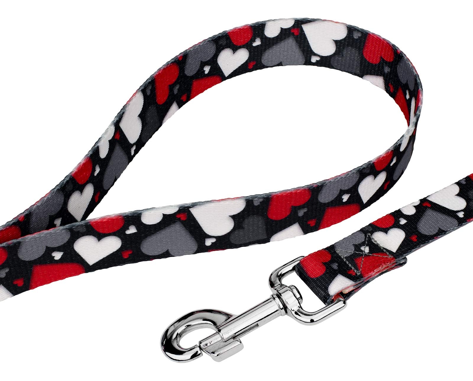 Country Brook Petz - Be Mine Martingale Dog Collar And Leash Limited Edition - Affection Collection Featuring Designs You'Ll Adore (1 Inch, Medium)