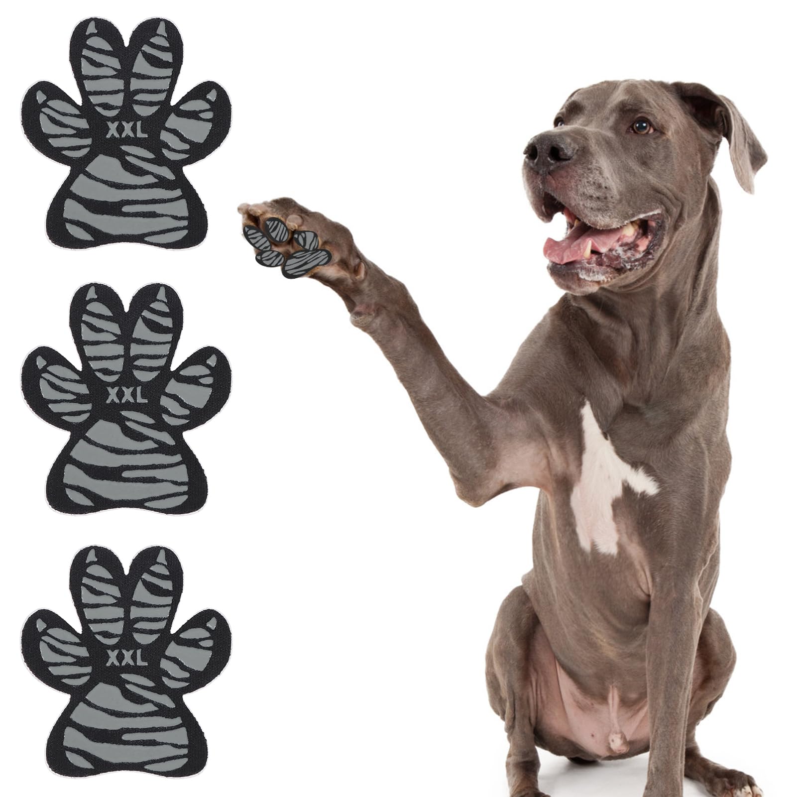 Scenereal Xxxl Dog Paw Protector Anti-Slip Grips, Paw Pads For Dogs Traction Non Slip On Hardwood Floors, Hot Pavement Paw Stick