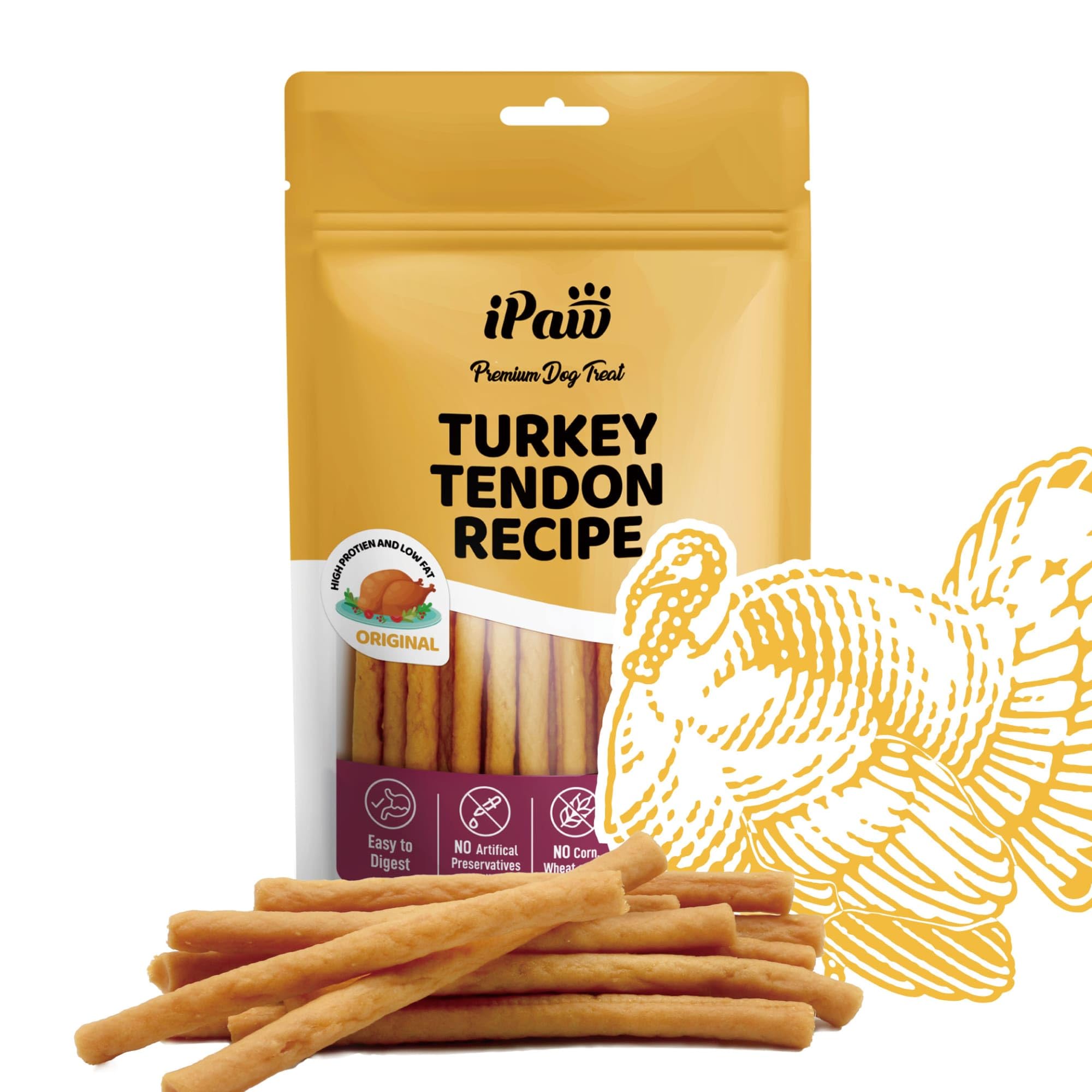 iPaw Turkey Tendon Soft Strip