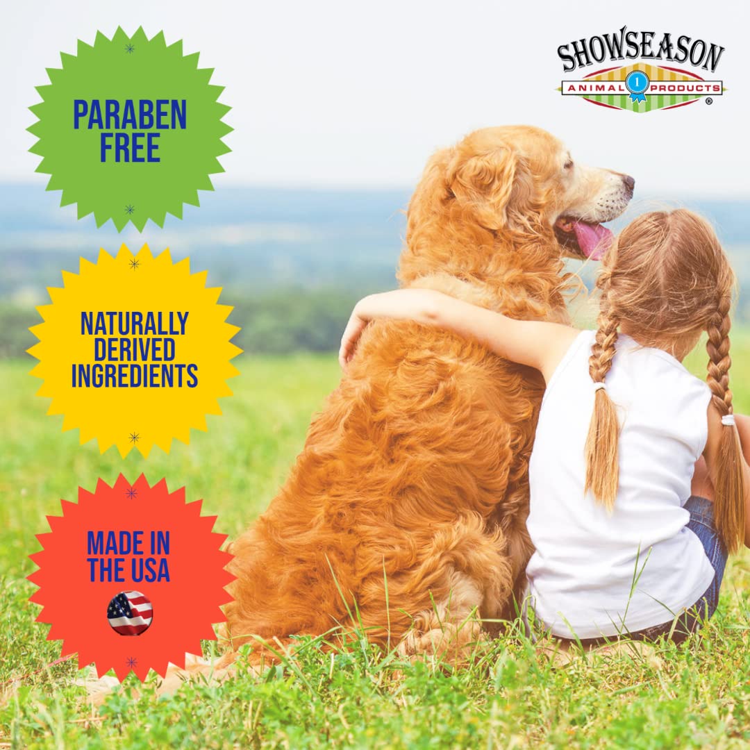 Showseason Naturals Citrus Grapefruit Pet Cologne 12.5 Oz For Dogs | Long-Lasting Odor Eliminator | Paraben-Free | Biodegradable