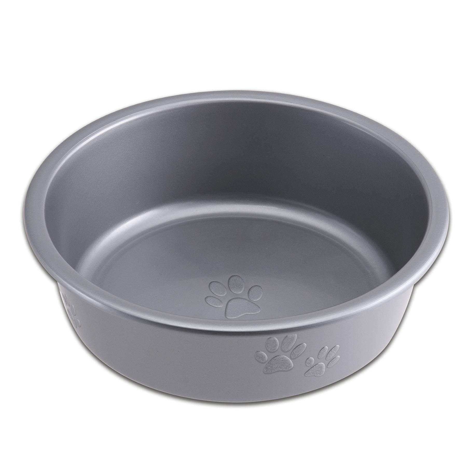 Loving Pets Dolce Luminoso Dog Bowl, Medium, Silver