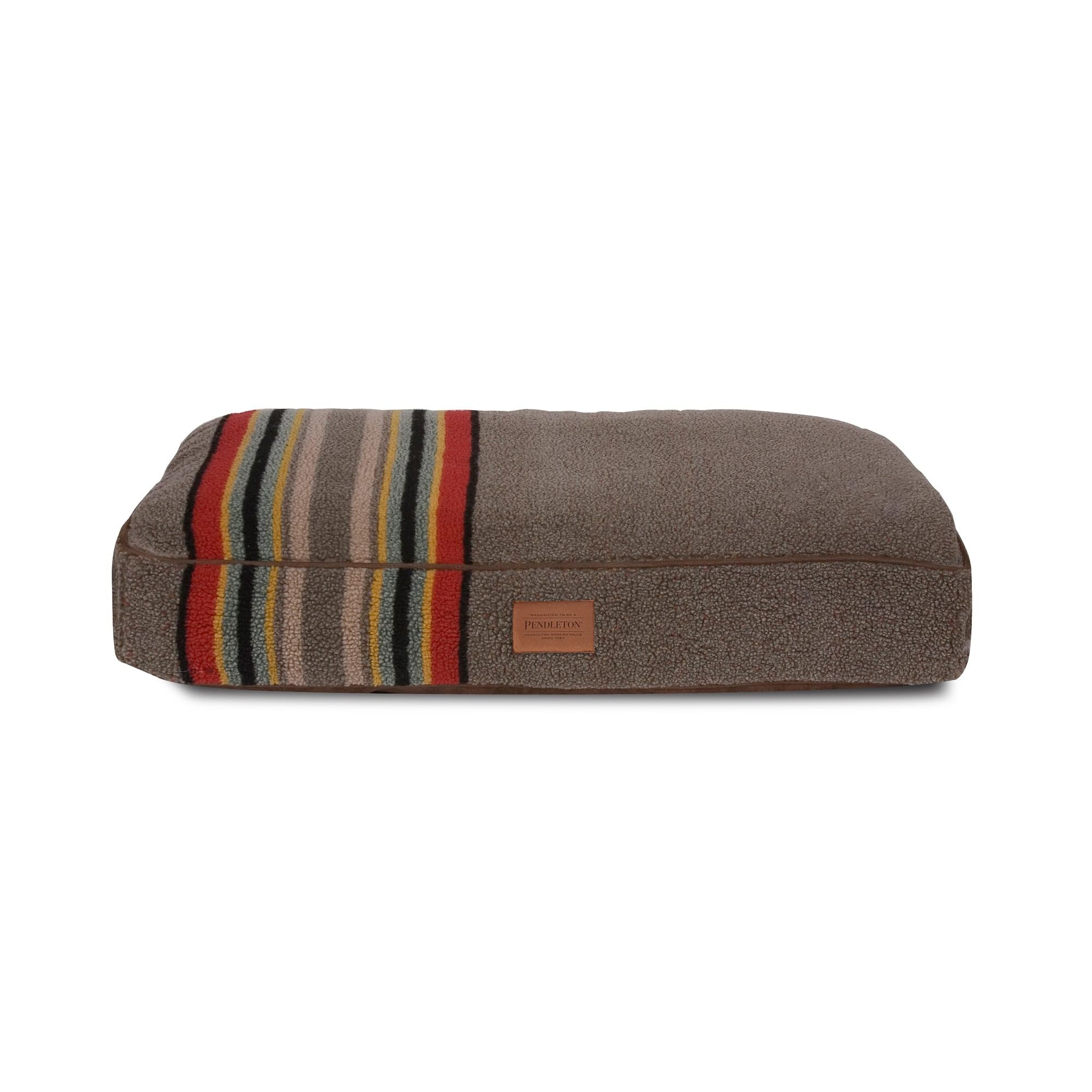 Pendleton Vintage Camp Napper Dog Bed - Heather Green, L