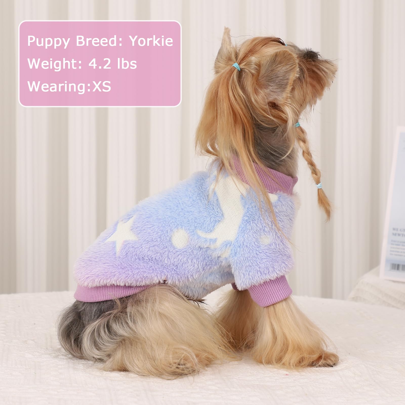 Dog Sweaters For Small Dogs Male Female Night Glow Valentine'S Day Dog Clothes Girl Boy, Warm Pullover Dog Sweatshirt, Winter Pe