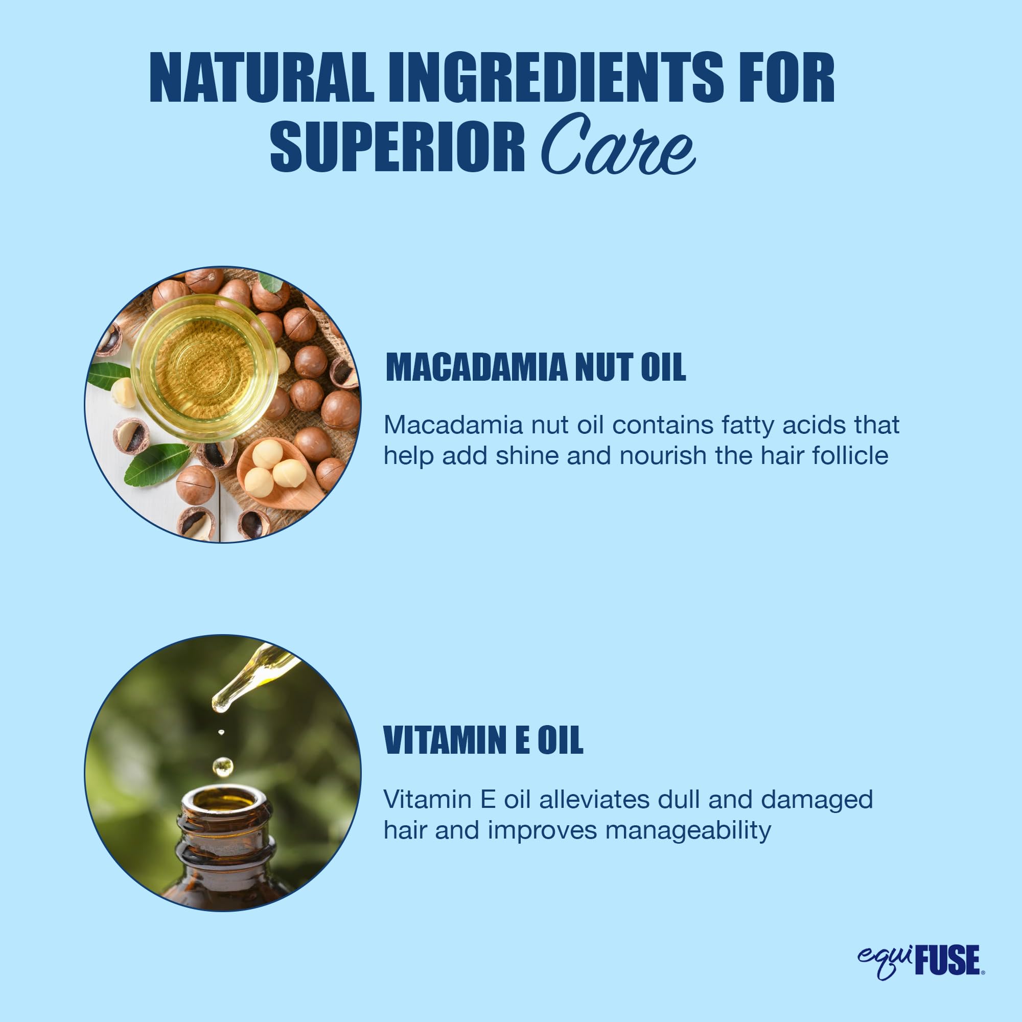 Equifuse Gleam Moisturizer + Shine Serum For Horses | Detangles Even The Unruliest Manes And Tails | Provides Long-Lasting Shine | 16Oz