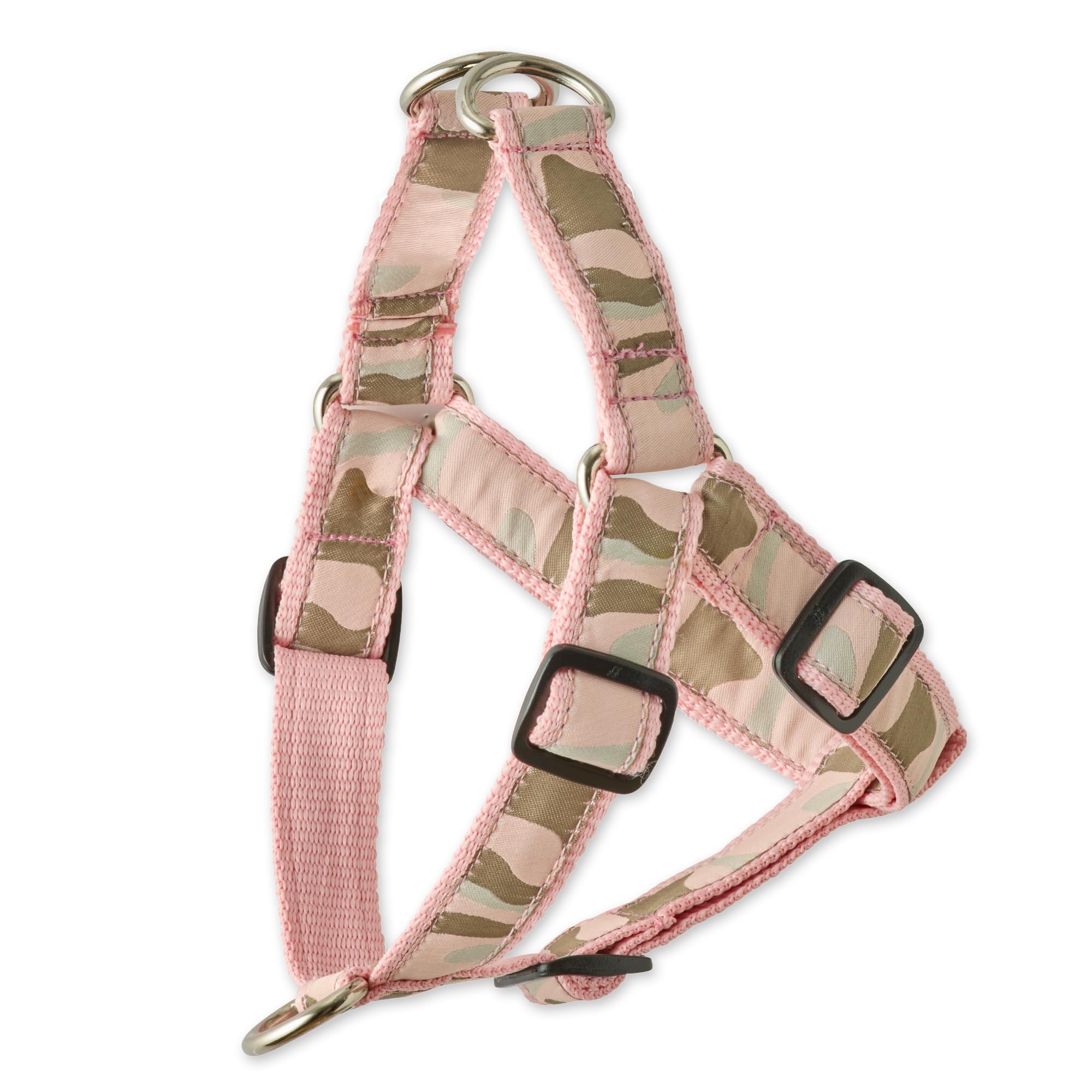 Pet Passion Remy - The Recycled Ribbon Harness, Pink Camo, X-Small