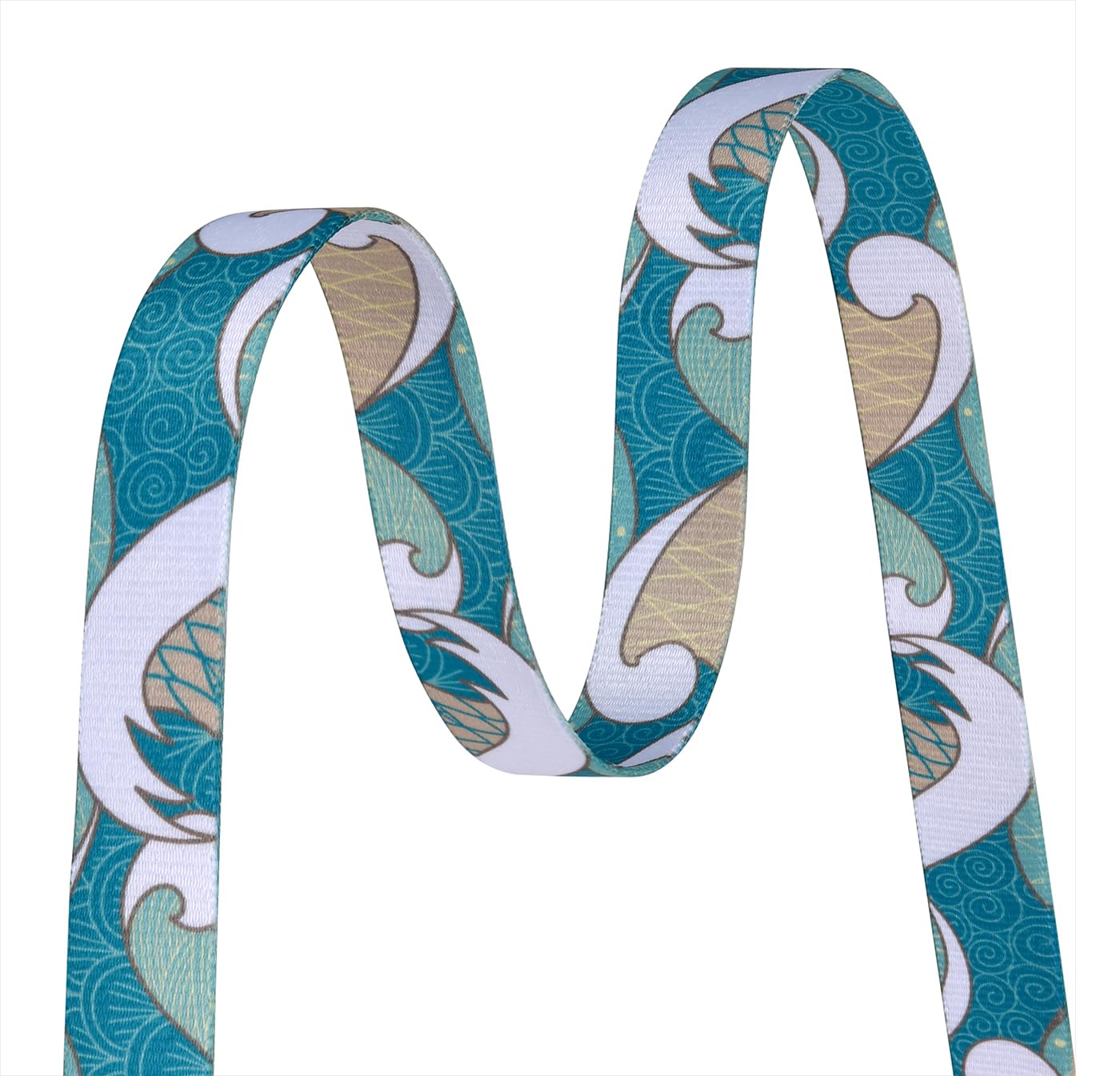 Mihqy Dog Collar With Bohemia Floral Tribal Geometric Patterns - Soft Ethnic Style Collar Adjustable For Small Medium Large Dogs(Sea Wave,S)