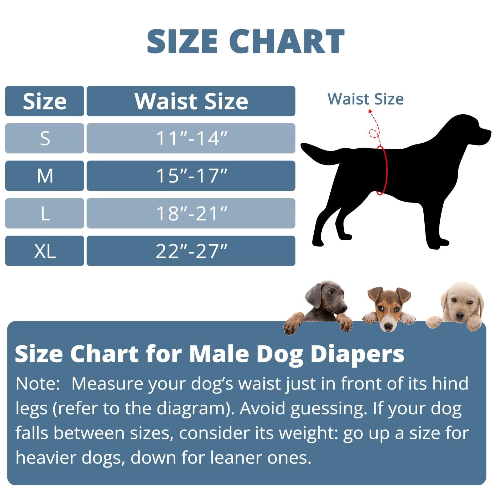 Paw Legend Washable Dogs Diapers Male Dog Belly Bands for Male Dogs Diapers Reusable Puppy & Doggie Diapers Male (4 Pack, Small)