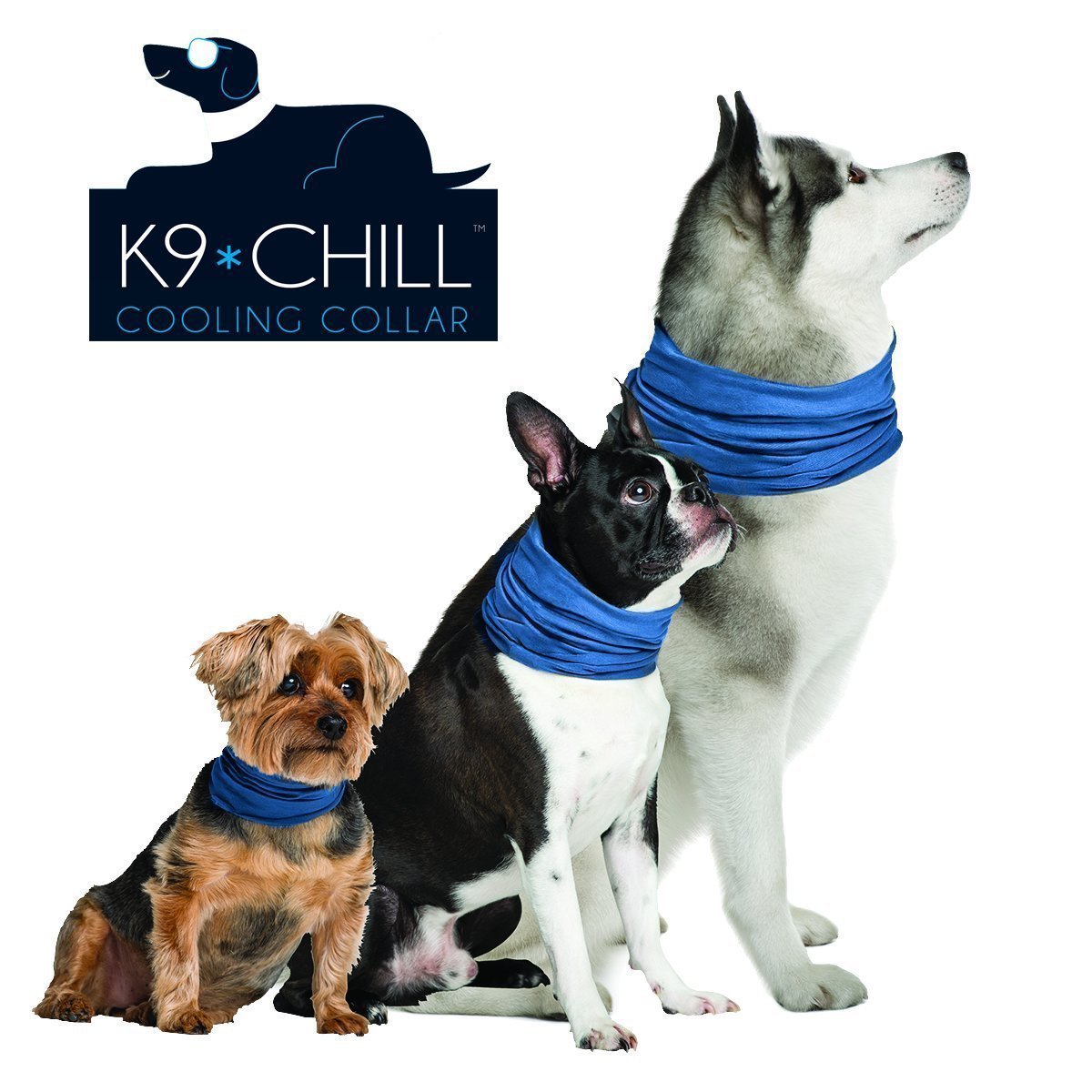 Novel Brands K9 Chill Dog Cooling Collar (Small/Medium 8'- 20')
