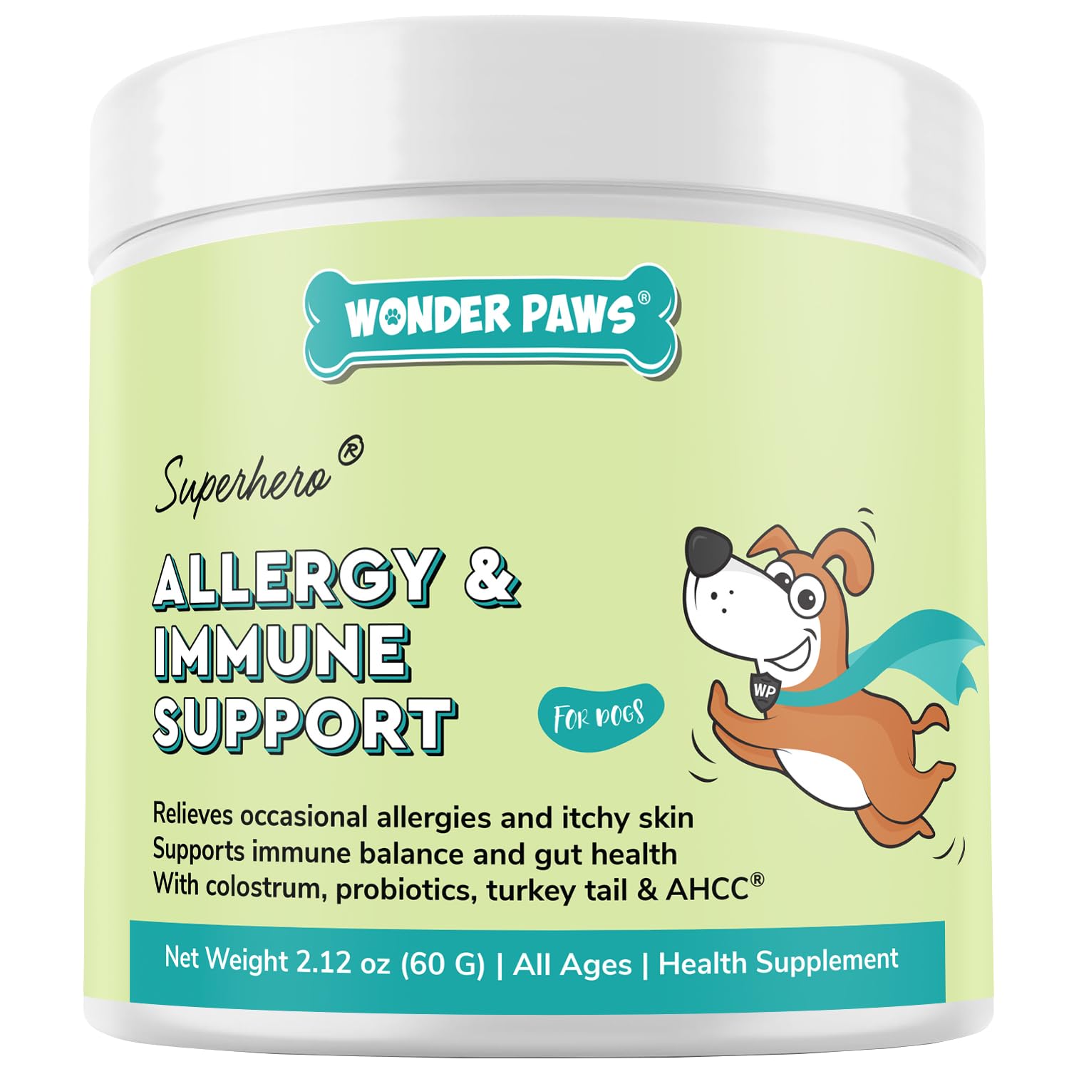 Premium Allergy & Immune Probiotics for Dogs - Allergy Relief, Itchy Skin Relief, Scratching, Digestion, Seasonal Allergies & Im