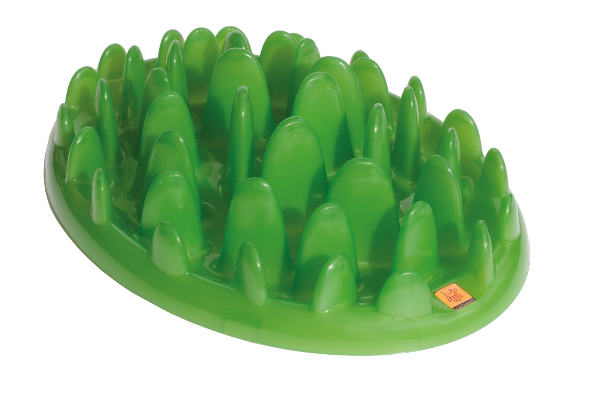 Company of Animals GREEN Slow Interactive Feeder for Dogs, Size Large, Best Fun Slow Feeder Dog Bowl, Anti-Gulp, Gobble Stopper,