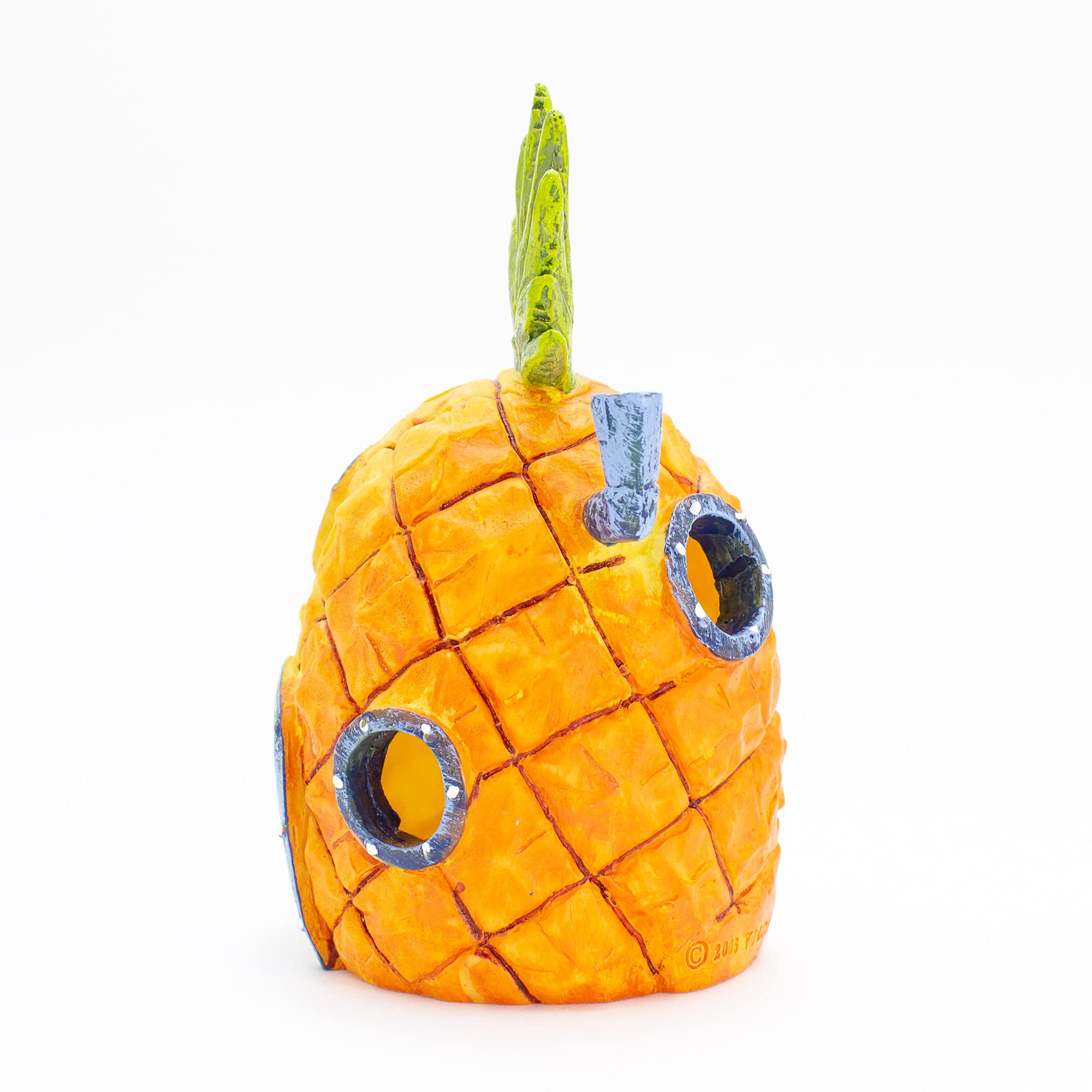Penn-Plax Spongebob Squarepants Officially Licensed Aquarium Ornament - Spongebobs Pineapple House - Large