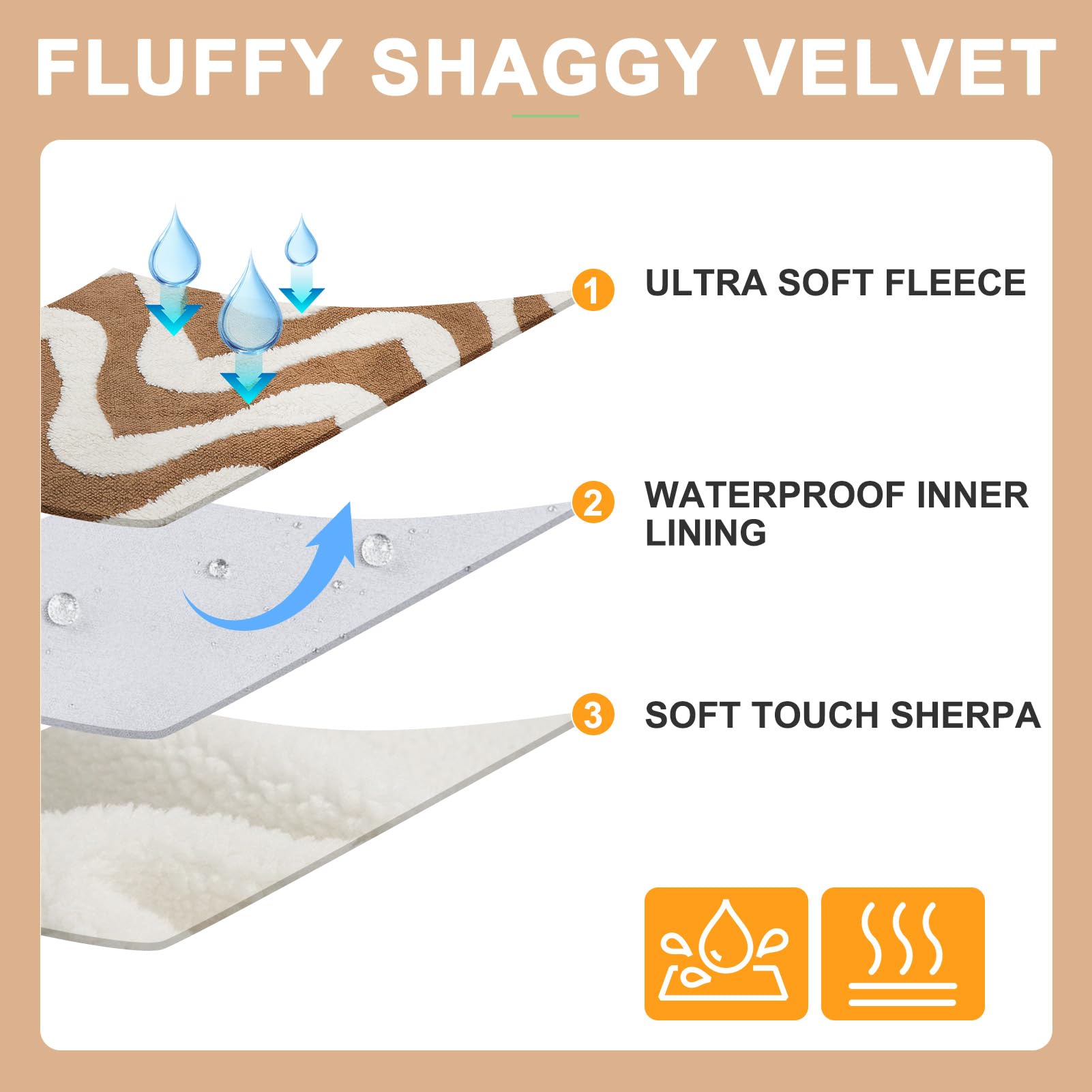 Beautyzoo Waterproof Dog Blankets For Small Dogs Washable- Reversable Dog Blanket For Furniture, Sofa, Couch, Crate, Car- Soft S