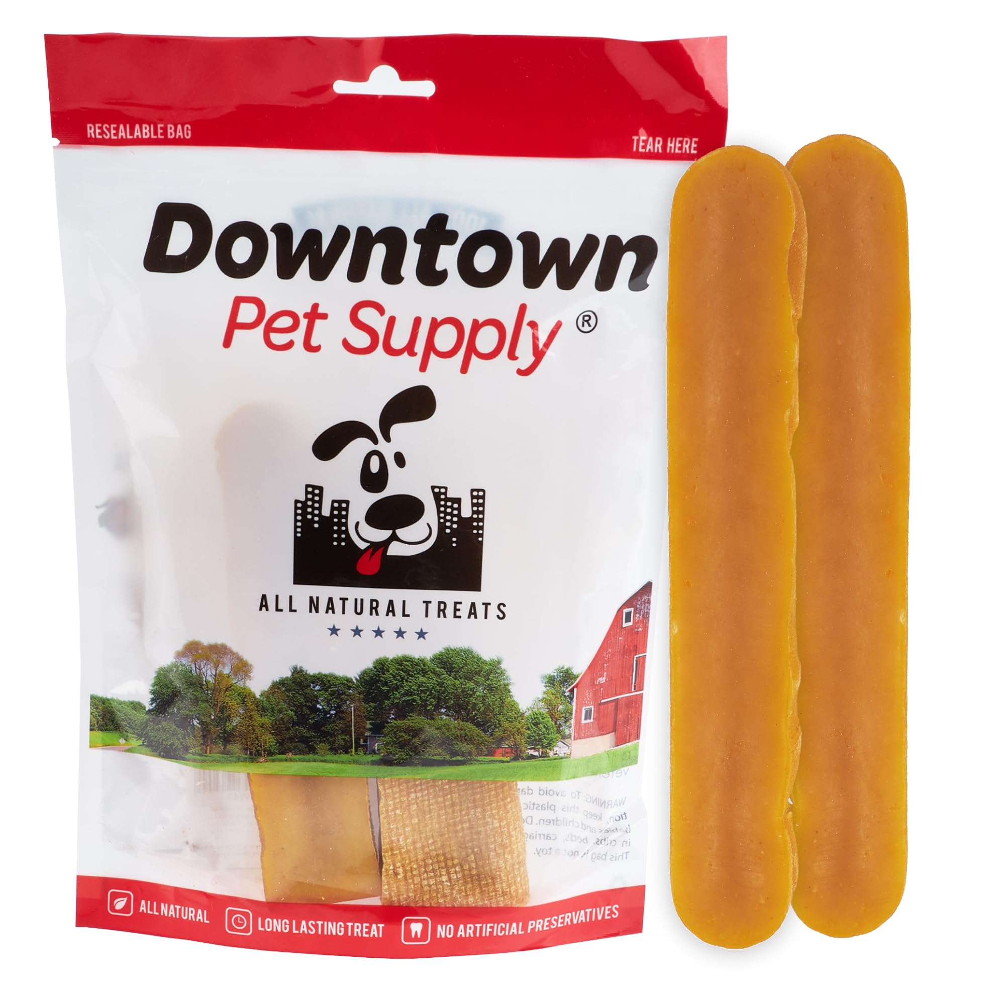 Downtown Pet Supply Yak Cheese Himalayan Dog Chews - Regular Yak Chews Rich in Nutrients for Small to Medium Dogs - Long Lasting