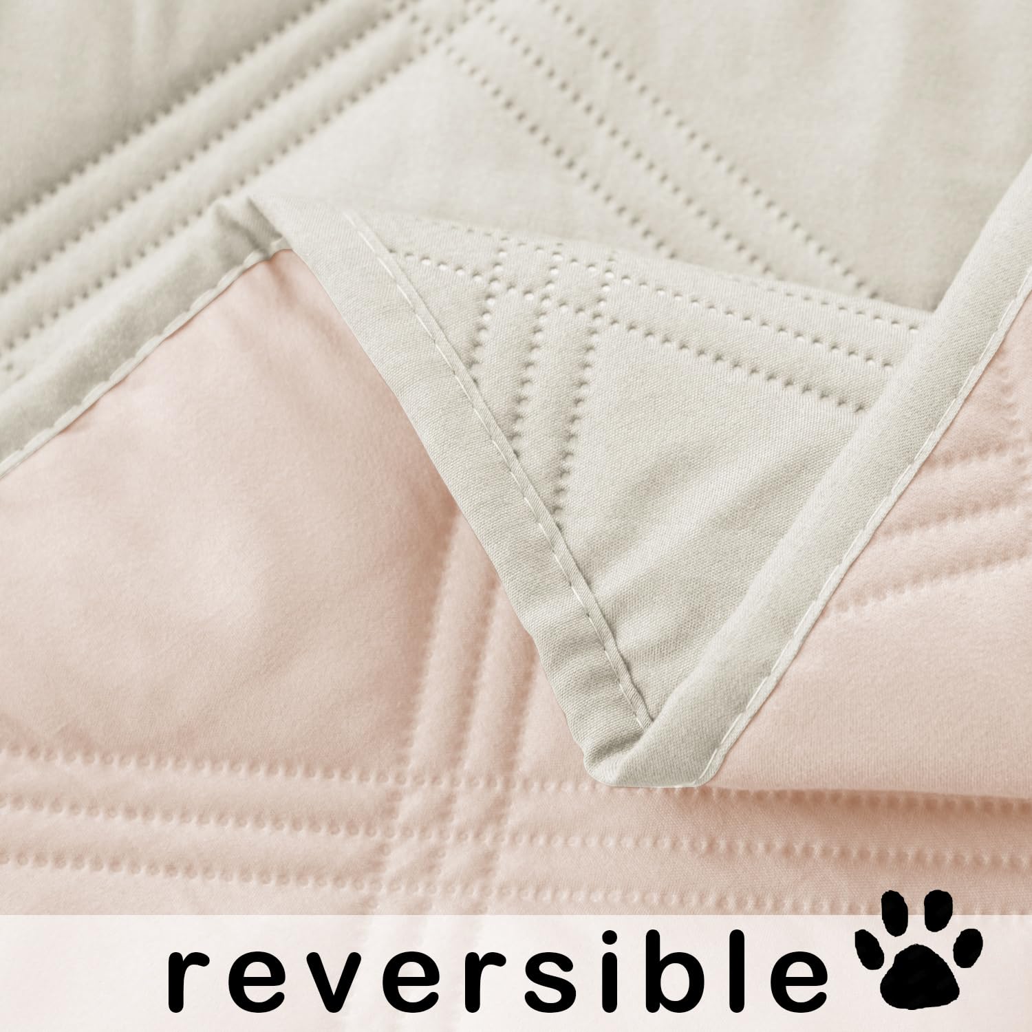 fuguitex Waterproof Dog Blanket Reversible for Small Dogs Resistant Leakproof Washable Couch Cushion Bed Protector Cover for Ind