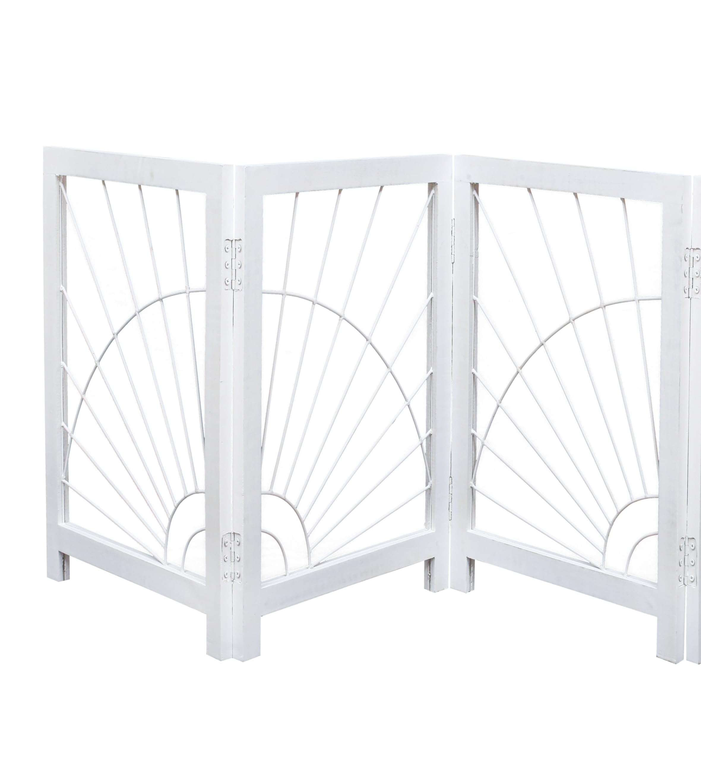 Freestanding Pet Gate For Dogs, Foldable Wooden Dog Gate For House, Indoor Dog Gate For Stair, Doorway, Sunshine Design Gates Fo