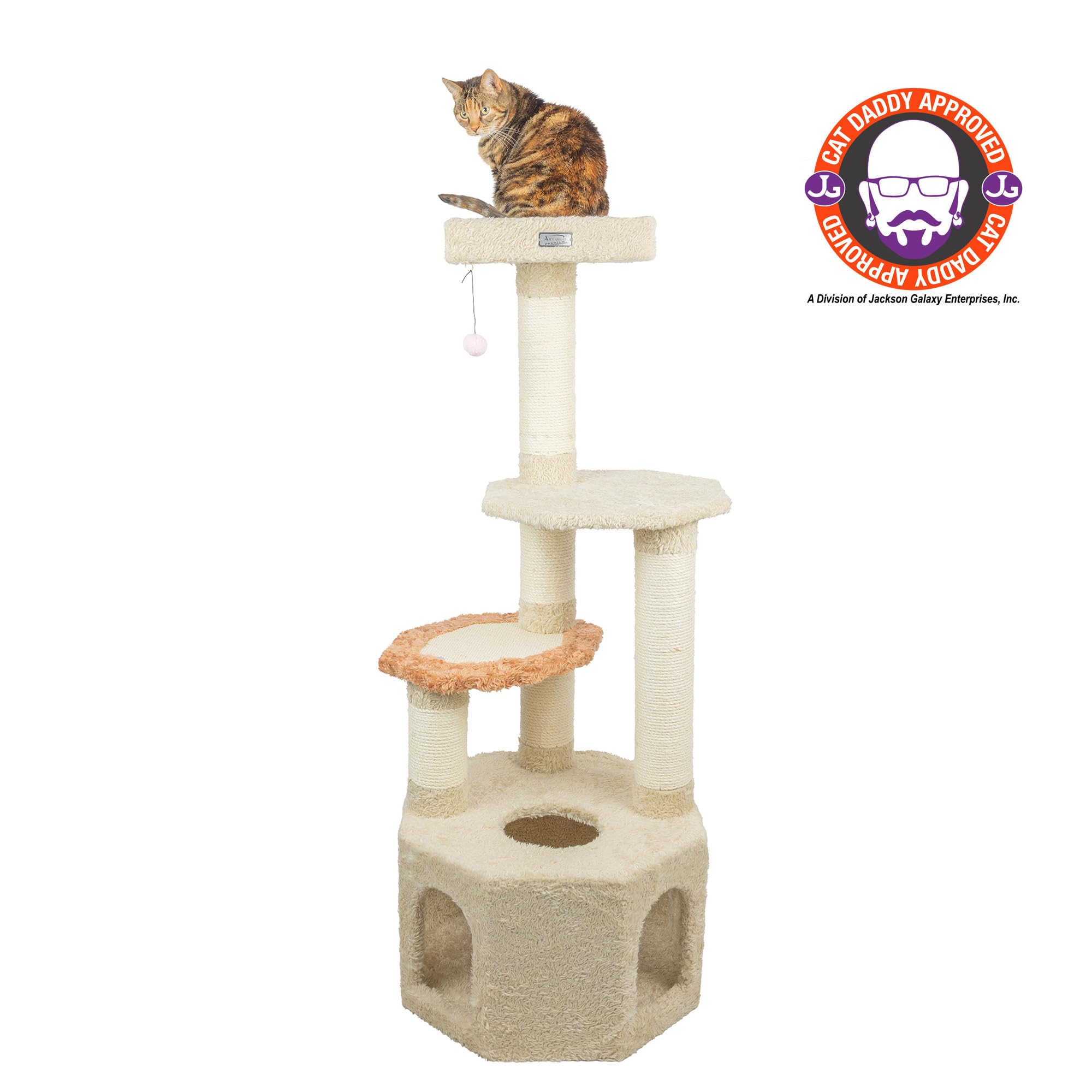 Armarkat Premium Cat Tree Model X5703, Khaki