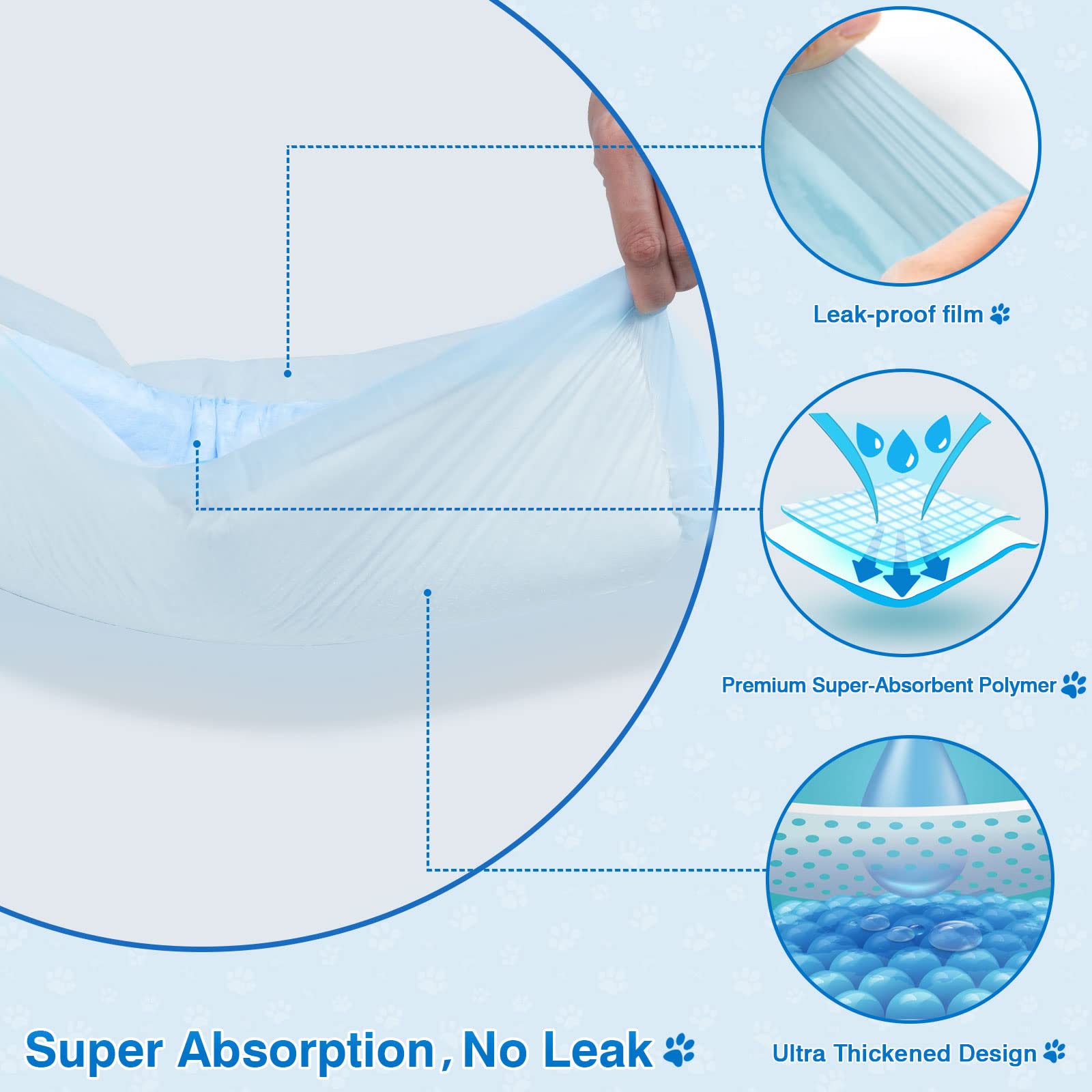 Cat Litter Pads Superior Absorbent 50 Count Scent Generic Refill Compatible With Tidy Cat Breeze Litter System 16.9X11.4 Inch Enhanced Odor Control