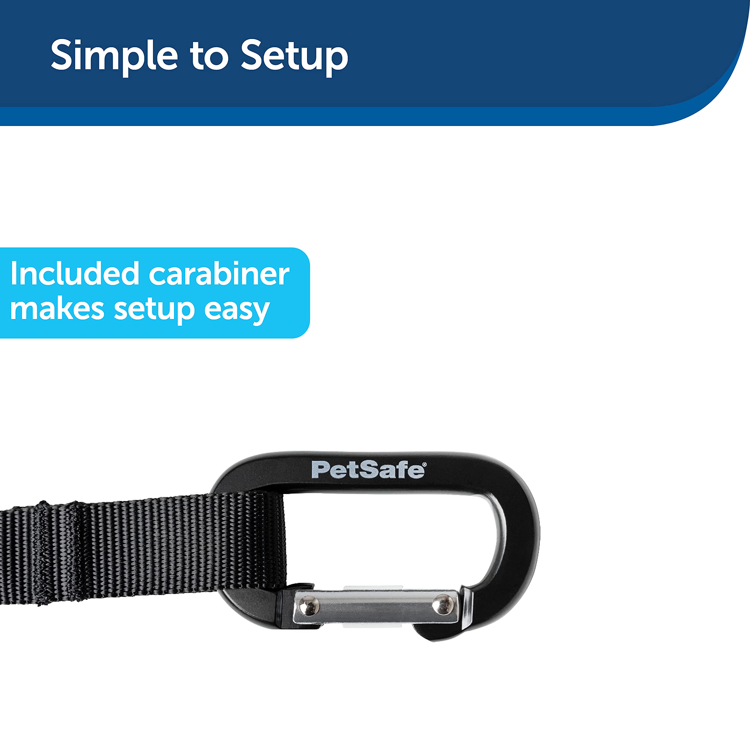 Petsafe Happy Ride Seat Belt Tether For Dogs, Adjustable Strap Keeps Pets Secure In Car