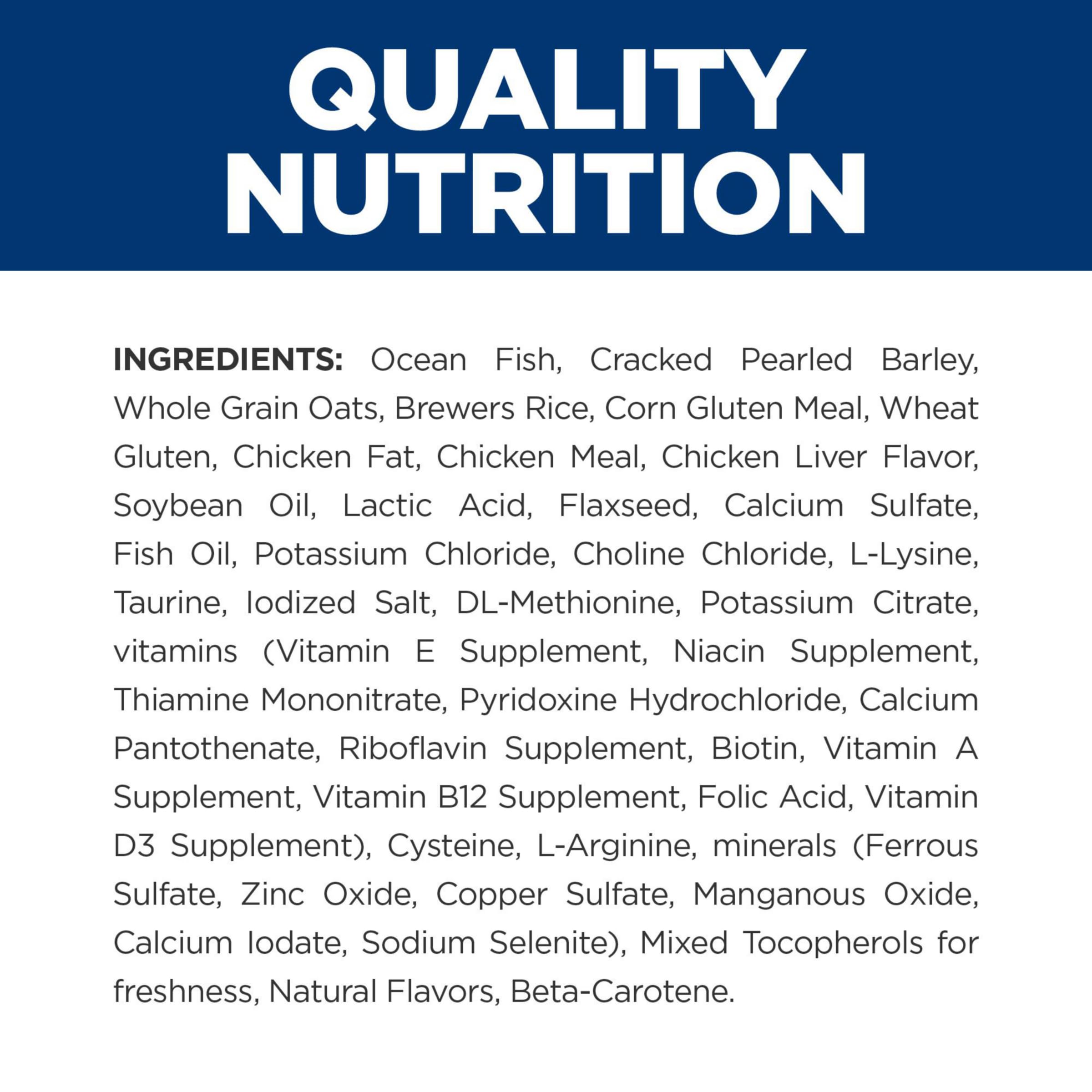 Hills Prescription Diet c/d Multicare Urinary Care with Ocean Fish Dry Cat Food, Veterinary Diet, 8.5 lb. Bag