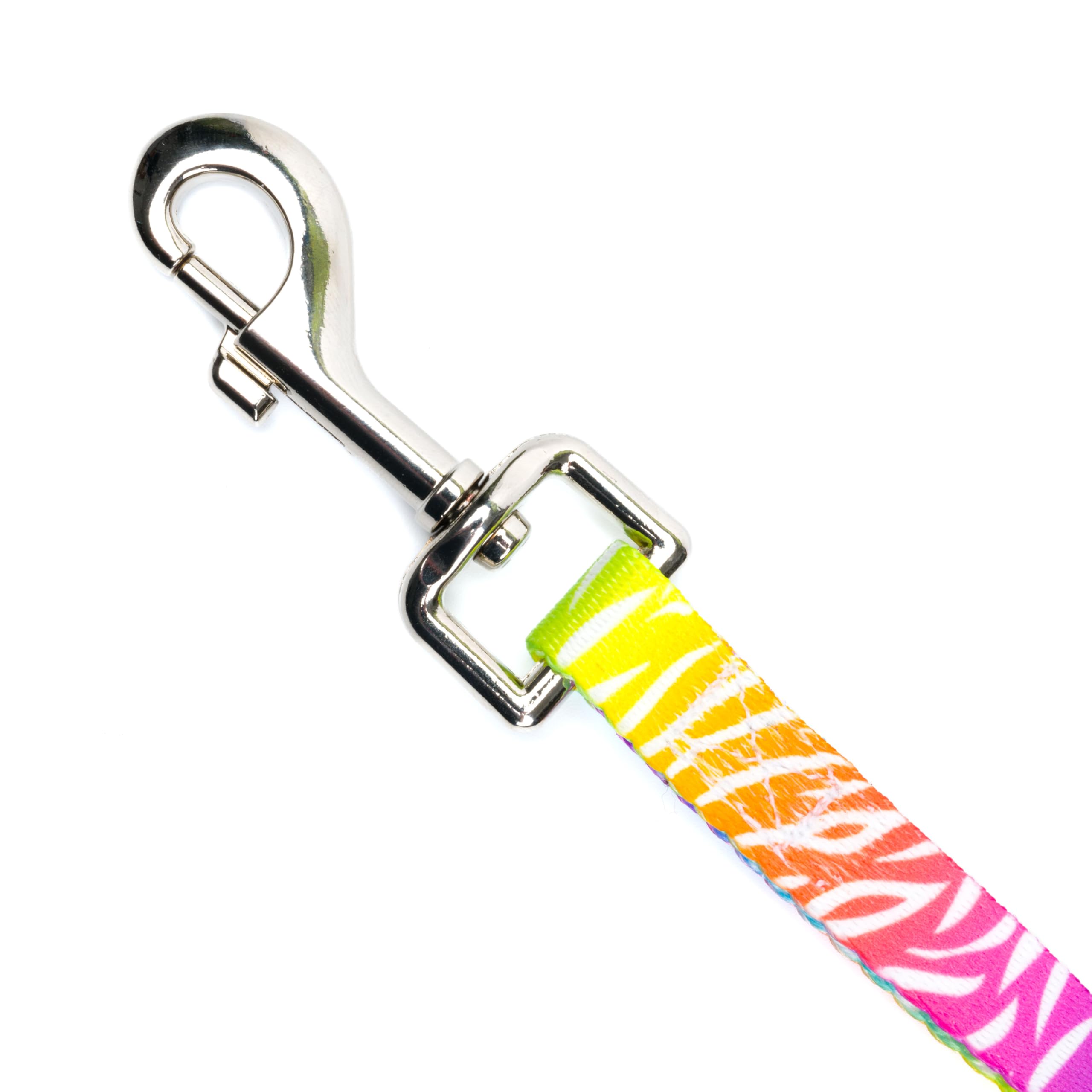 Country Brook Petz - Fashion Zebra Spring Loaded Grooming Loop Featuring Unique Designs For Any Style (5/8 Inch Wide, 16.5 Inch)