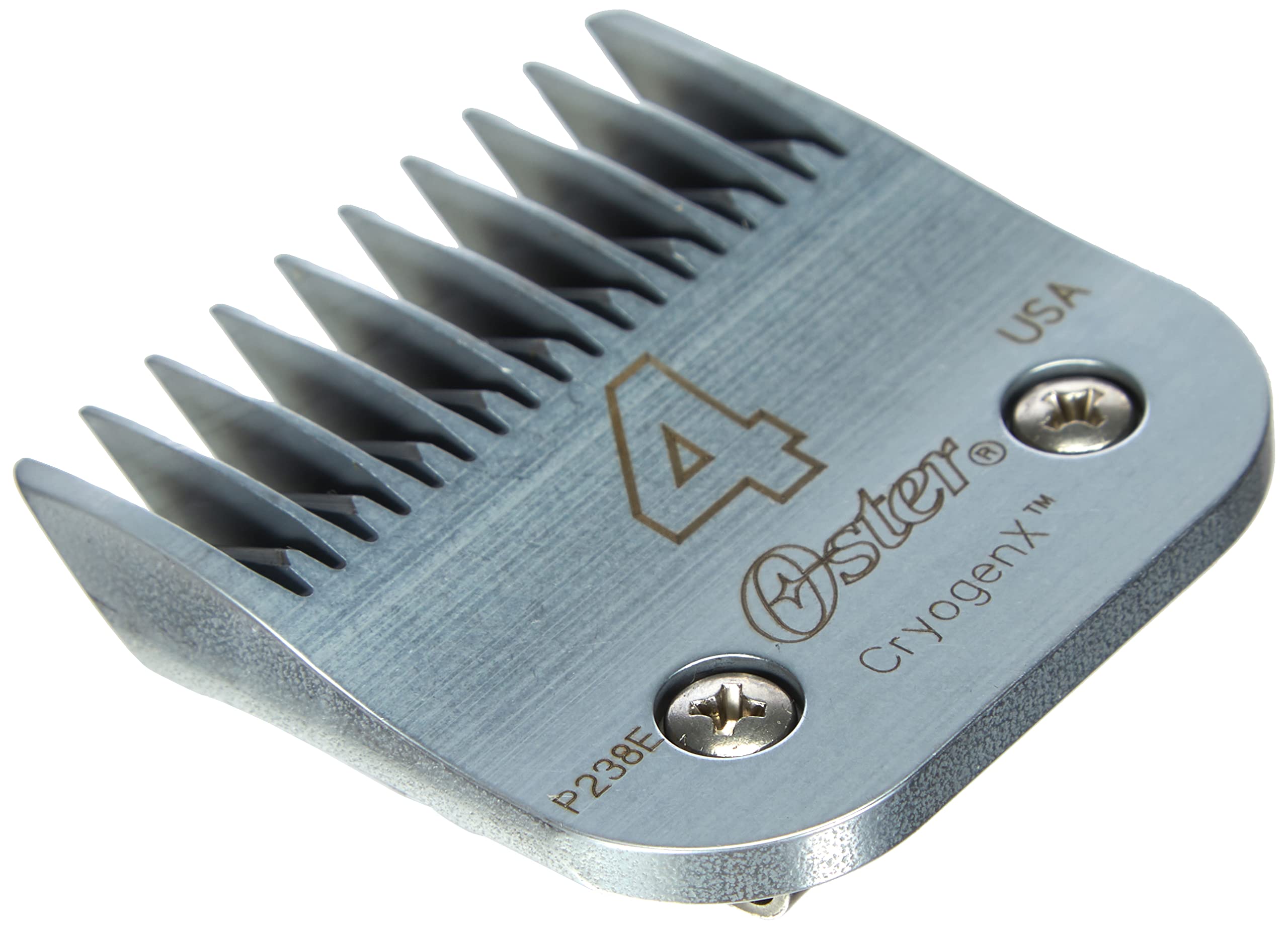 Oster Cryogenx Professional Animal Clipper Blade, Skip Tooth, Size 4 (078919-136-005),Silver