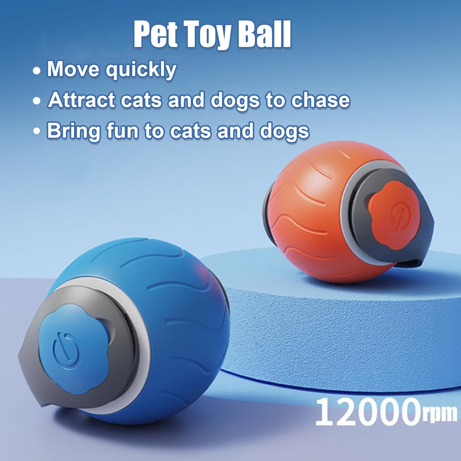 2Pc Speedyi Tail 2.0,Speedyi Tail Cat Toys,Interactive Cat Toy Ball For Indoor Cats,Smart And Moving Toy Ball For Cat/Dog,Two Sp