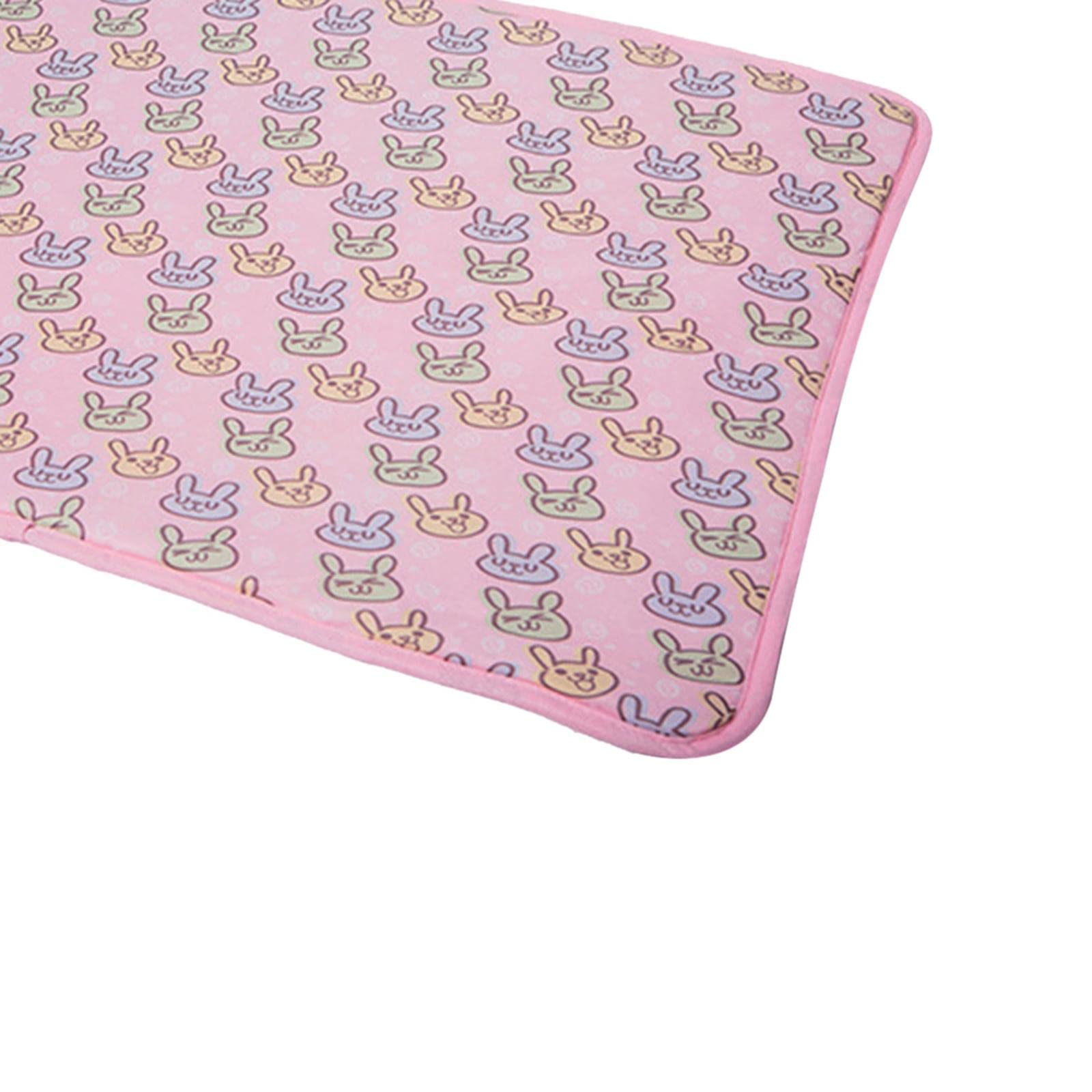 CALANDIS Pet Self Cooling Mat for Dogs Cats Waterproof Ice Silk Sleeping Pad Blanket Pink 70x100cm | Dog Supplies
