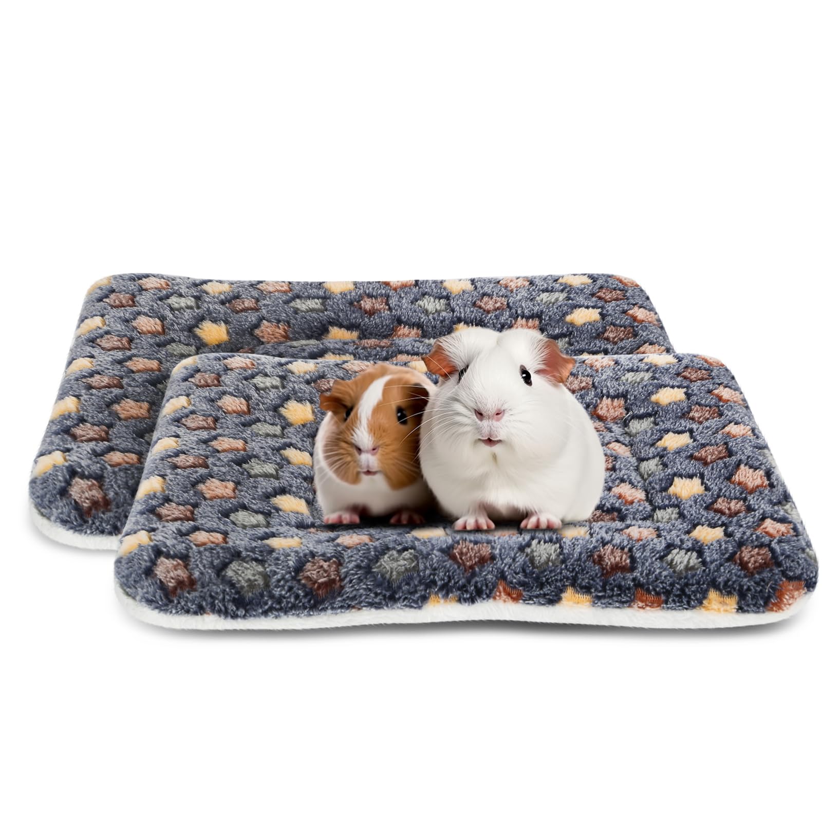 ARCTIC EAGLE 2 Pack Guinea Pig Bed - 10 x 13 Inch Guinea Pig Pee Pads Bedding - Washable and Thickness Upgrade