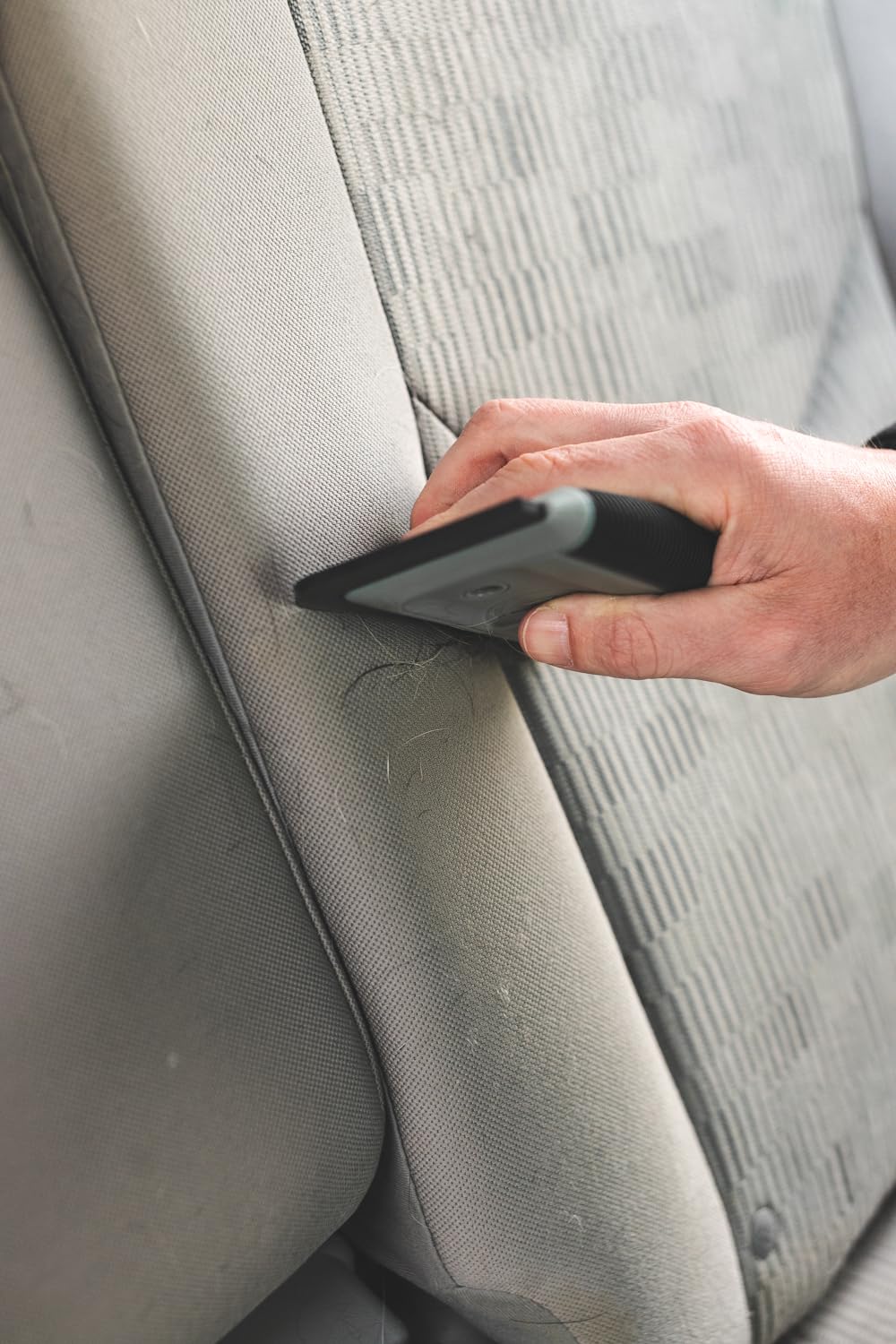 Detail Factory - Pet Hair Card - Perfect For Easily Removing Pet Hair From Automotive Carpet And Upholstery; Ergonomic Design; D