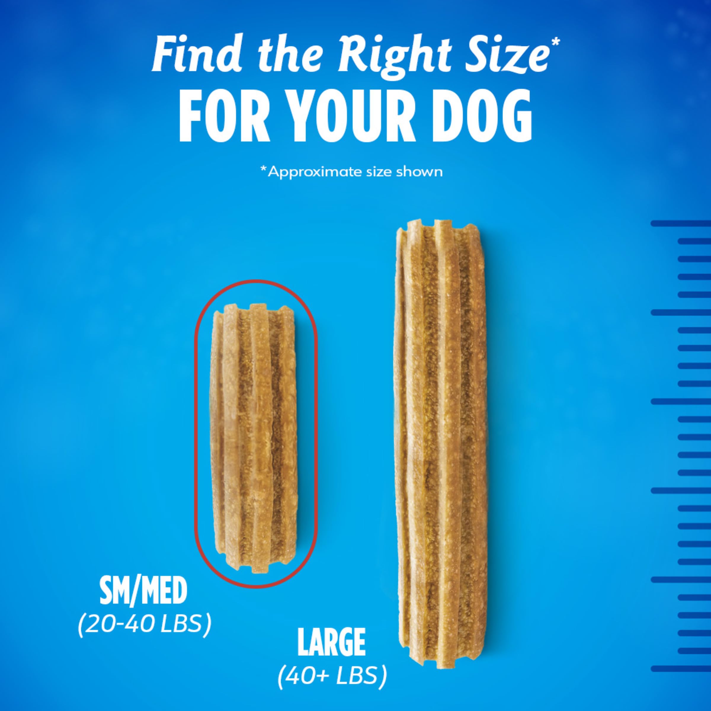 Dentalife Plus Digestive Support Dog Treats for Small and Medium Dogs 20-40 lbs., Cleans Teeth, Freshens Breath, & Supports Heal