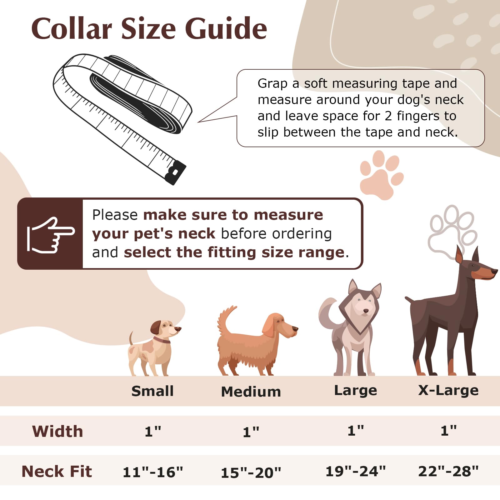 Stainless Steel Chain Martingale Collar For Dogs, No Pull Slip Cinch Choker Choke Collar Training Escape Proof Heavy Duty Dog Co