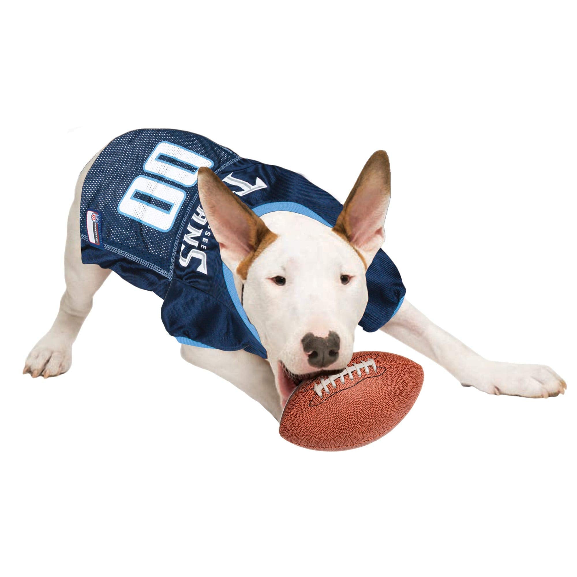 NFL Tennessee Titans Dog Jersey, Size: XX-Large. Best Football Jersey Costume for Dogs & Cats. Licensed Jersey Shirt