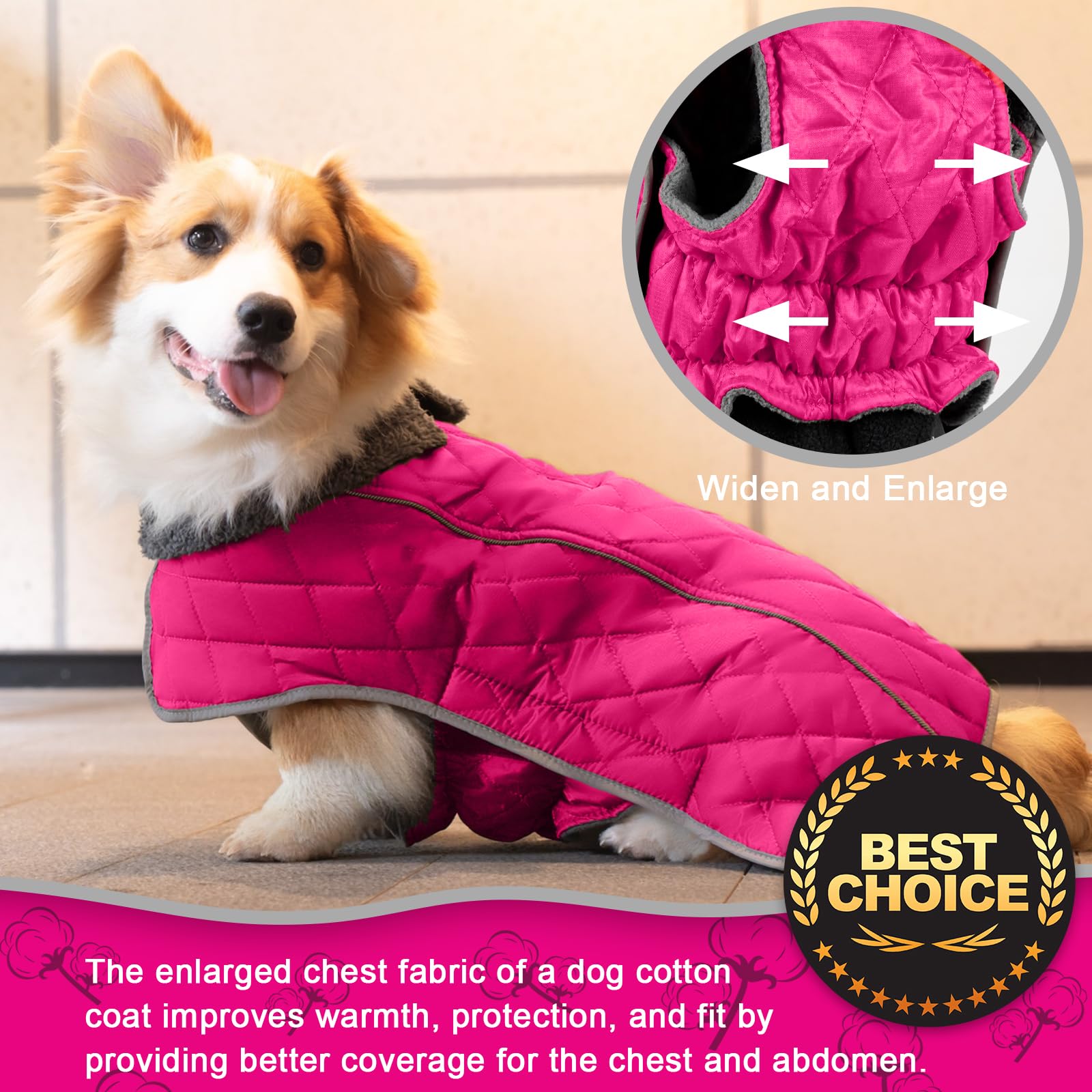 Fragralley Dog Coat: Windproof, Waterproof Winter Coats With Reflective Fleece Lining & Harness Hole - Ideal Dog Gifts For Small