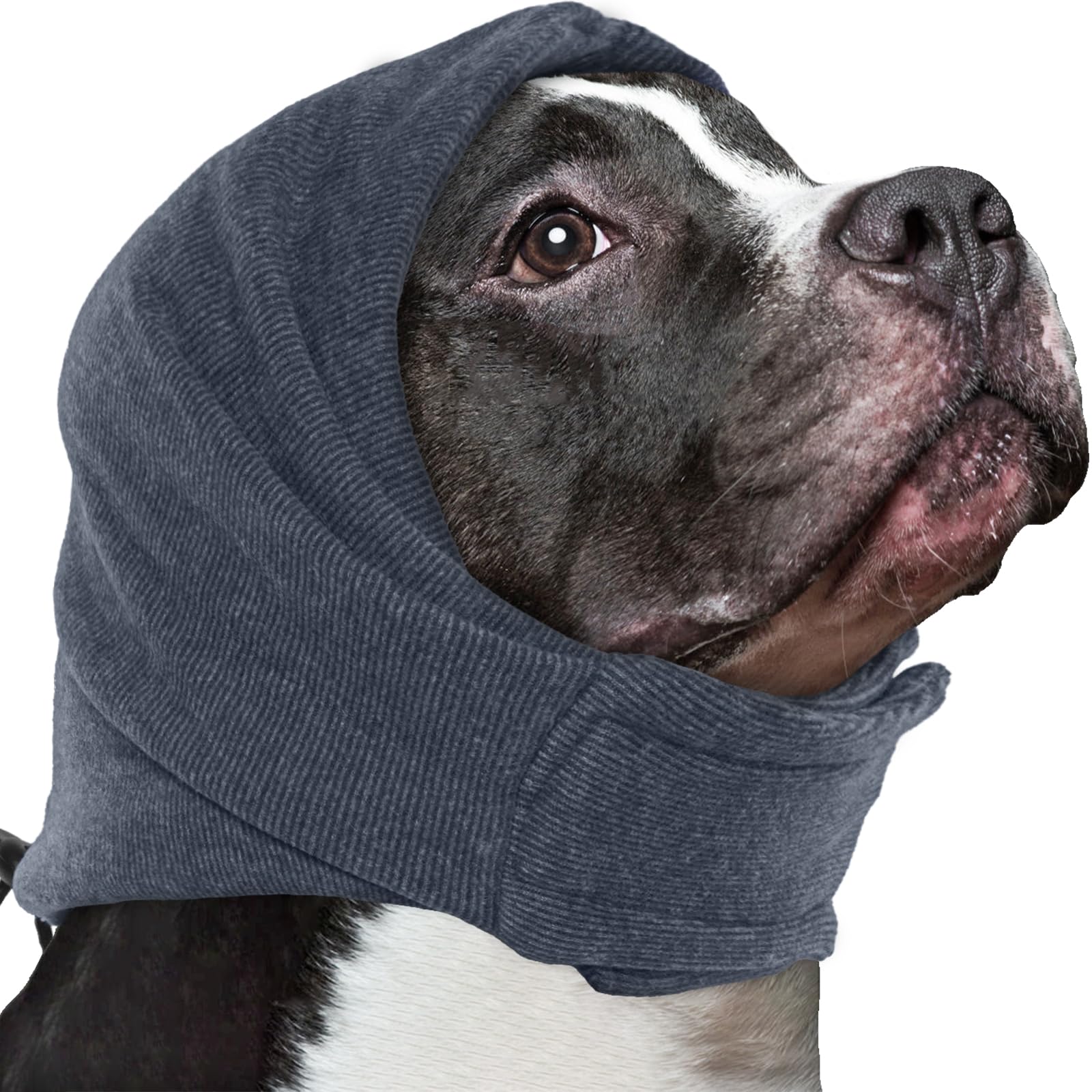 Nanaki Dog Calming Hoodie No Shake Ear Wraps For Dogs, Adjustable Head Protection Cover Doggy Muffs Head Warp, Pet Hematoma Ear 
